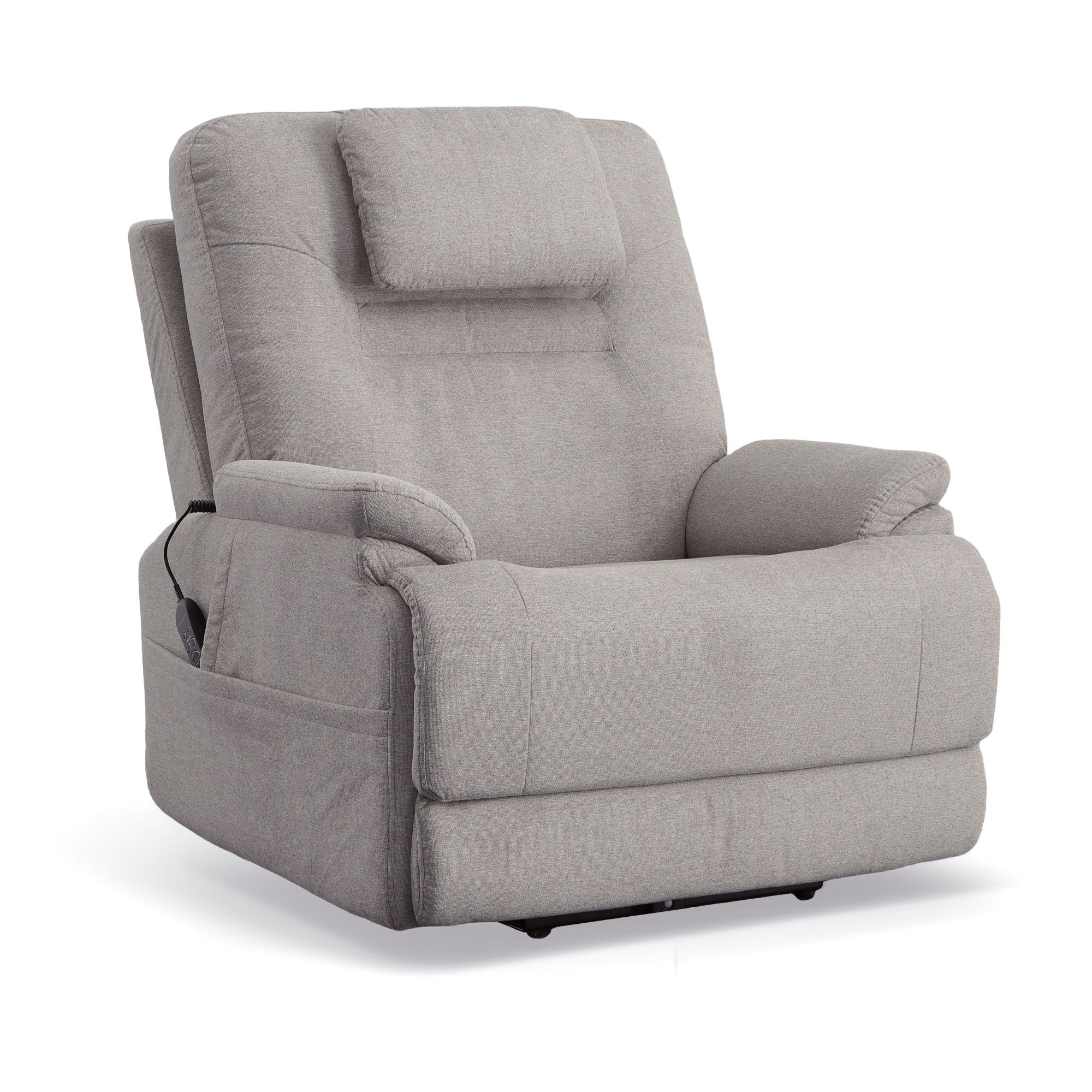 Zecliner Model 2 - Power Lift Sleep Chair - Dove, light gray, view 2