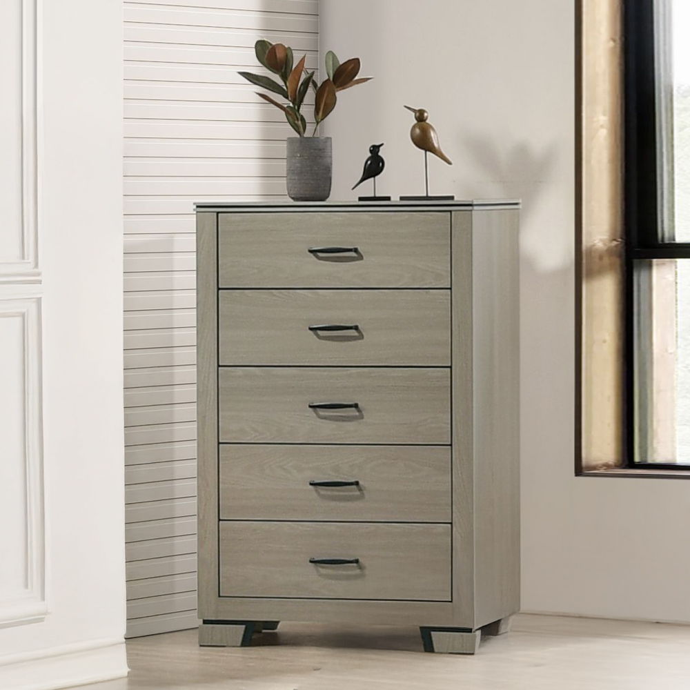 Joanna - Chest - Weathered Gray, gray
