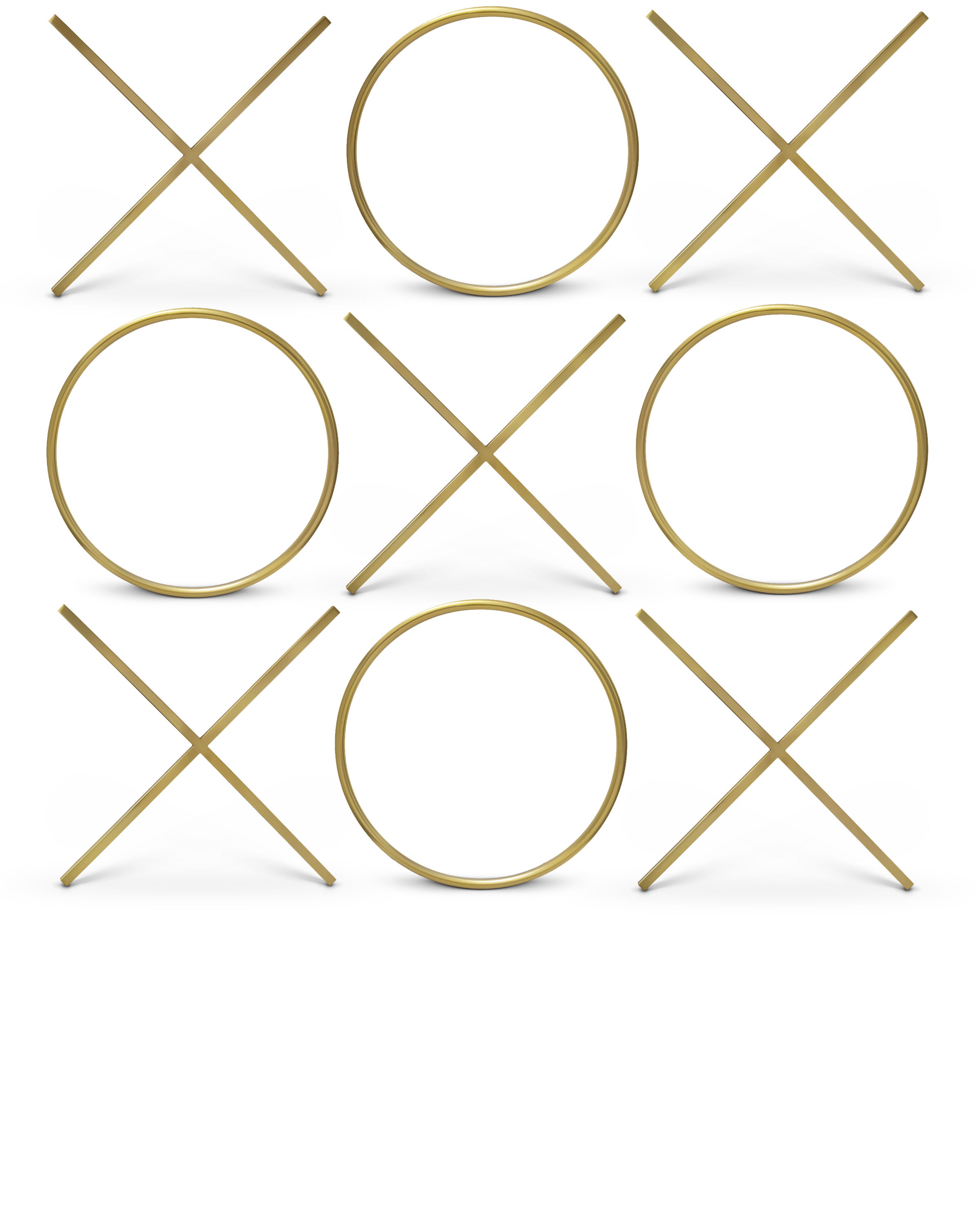 XOXO - Wall Decor - Gold
