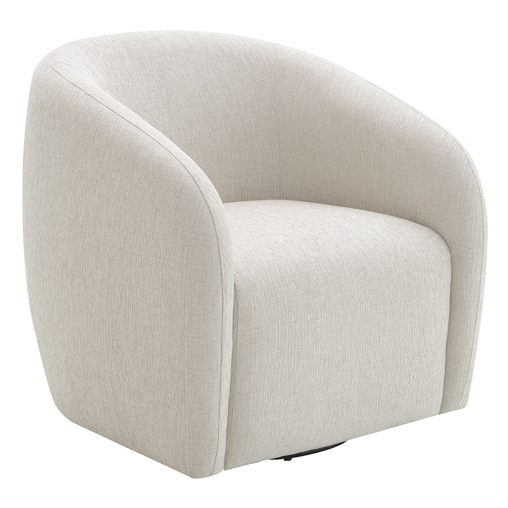 Etienne - Chair With Swivel - Beige Linen, beige, view 2