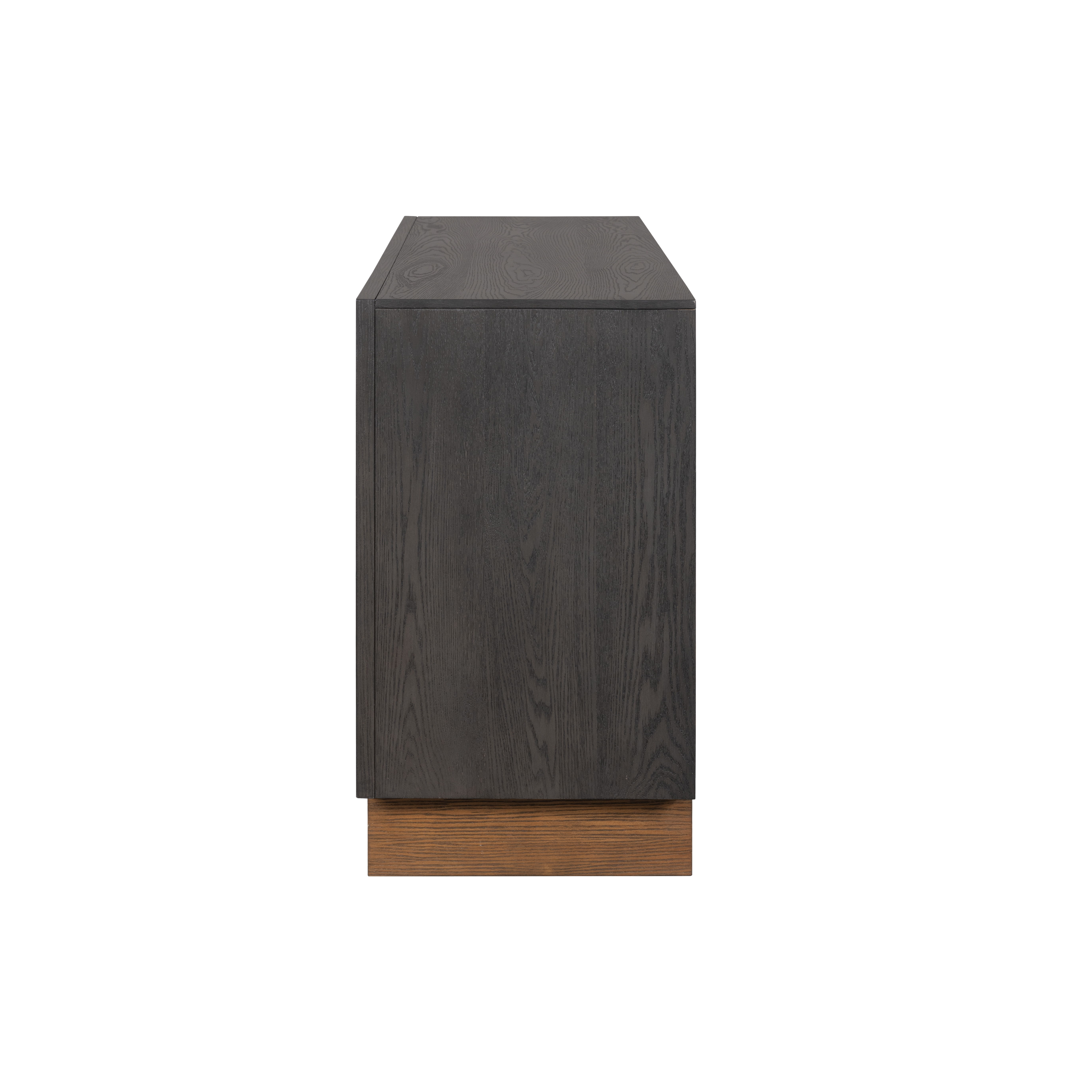 Waterfall - Entertainment Base - Dark Gray, dark gray, view 3