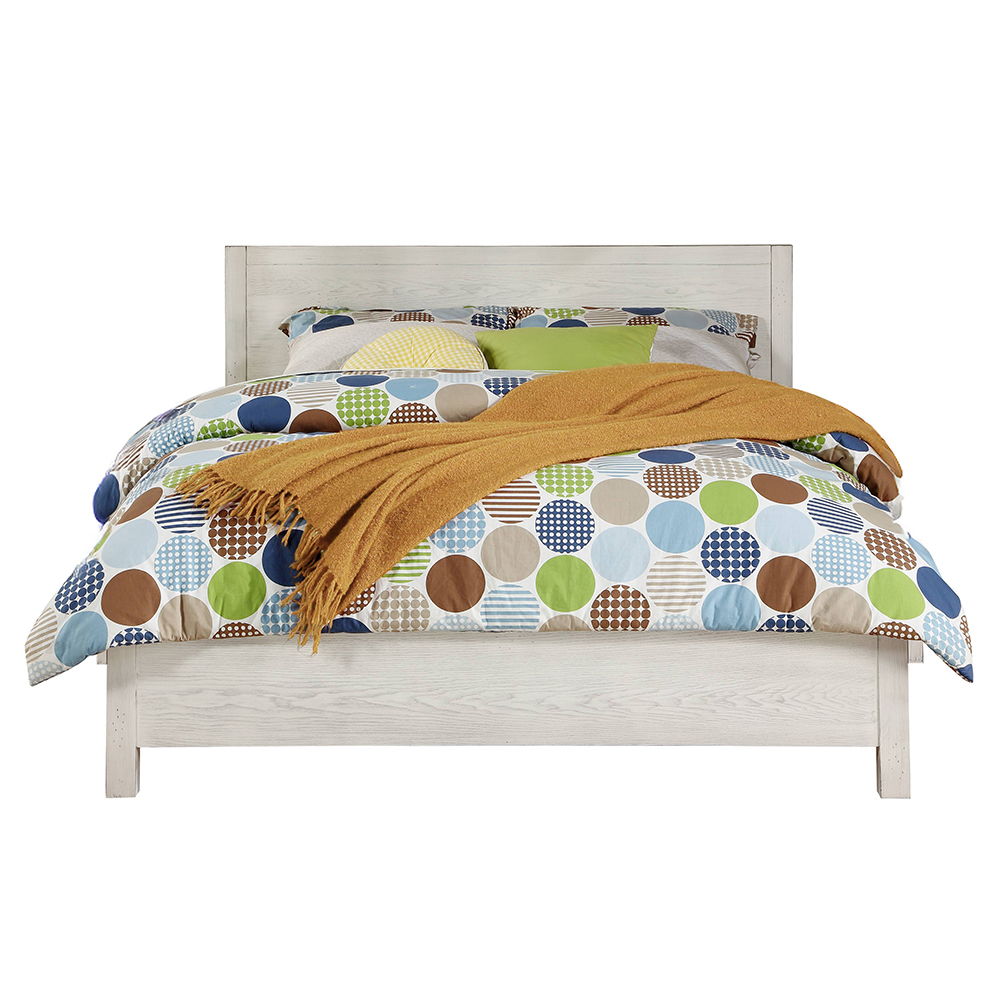 Celerina - Queen Bed - Weathered White, white, view 8