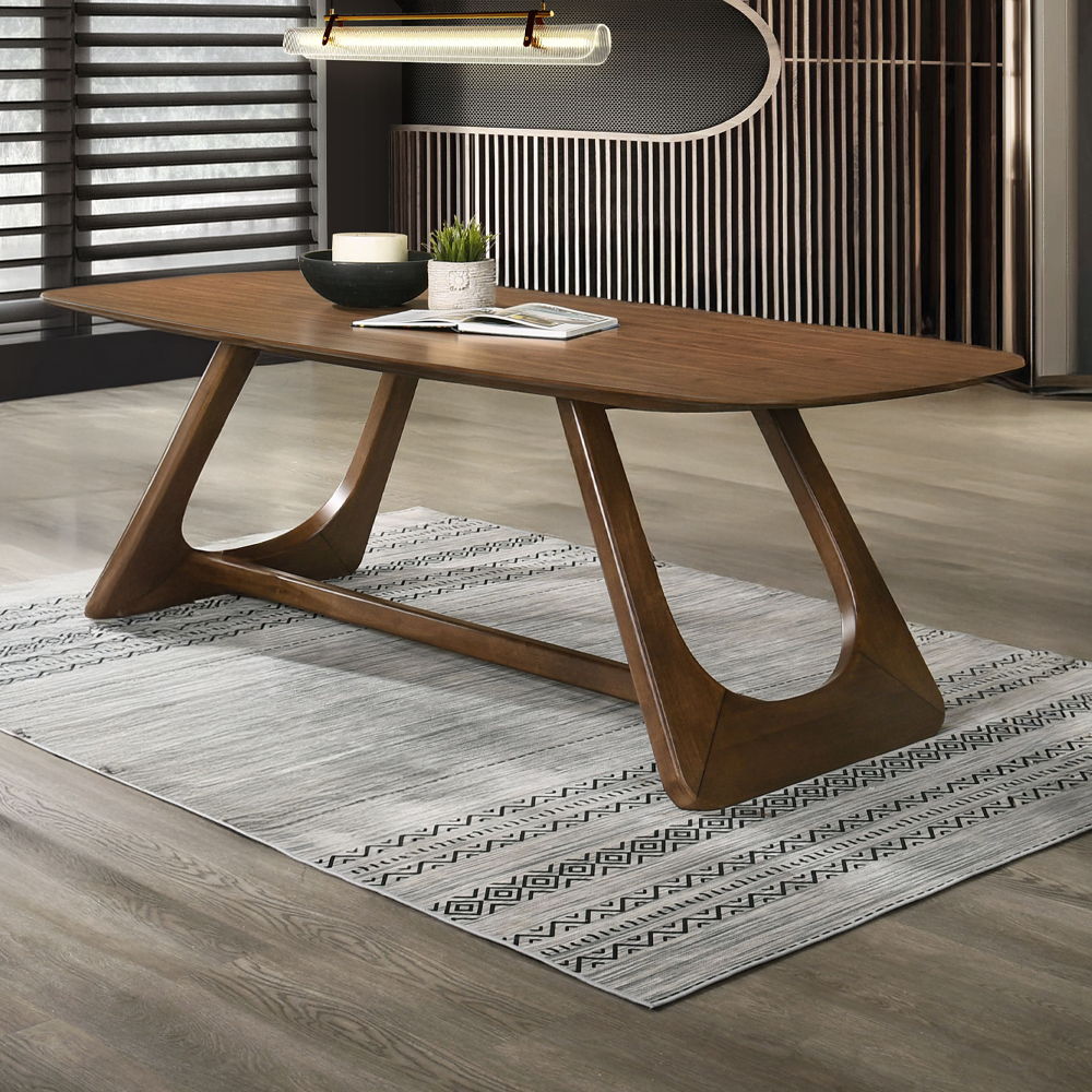 Hoyte - Dining Table - Walnut, dark brown
