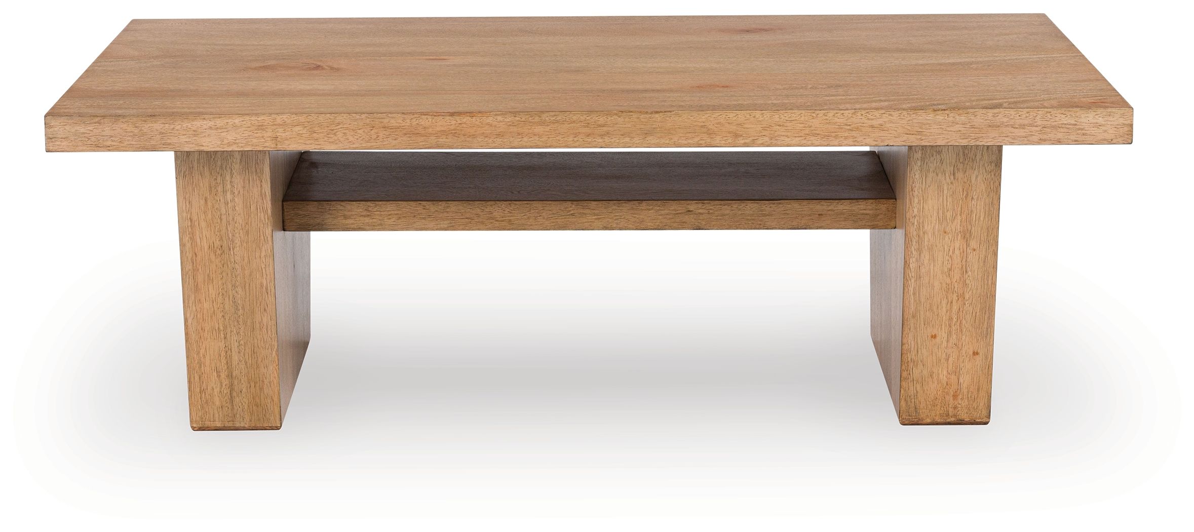 Ashley Furniture Kristiland - Rectangular Cocktail Table - Light Brown - Image 4