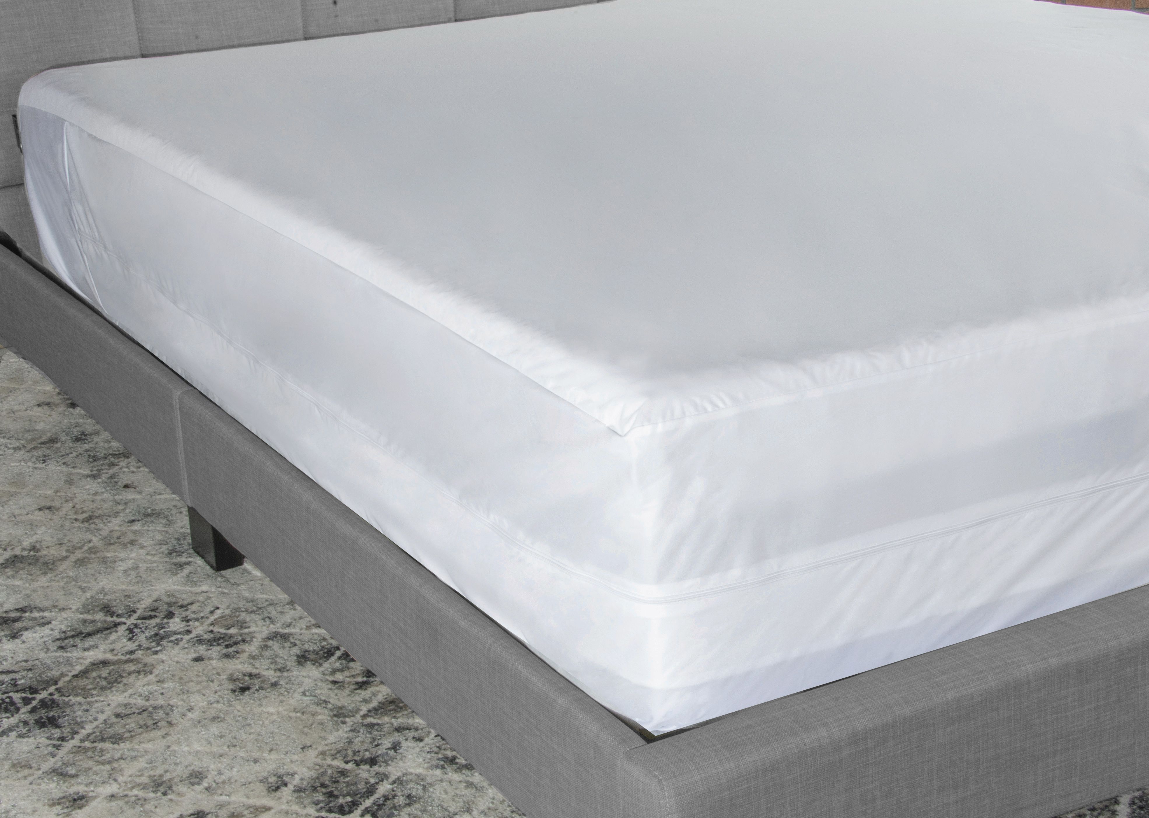 Encasement - Twin 6" Bunkie Mattress Protector - White