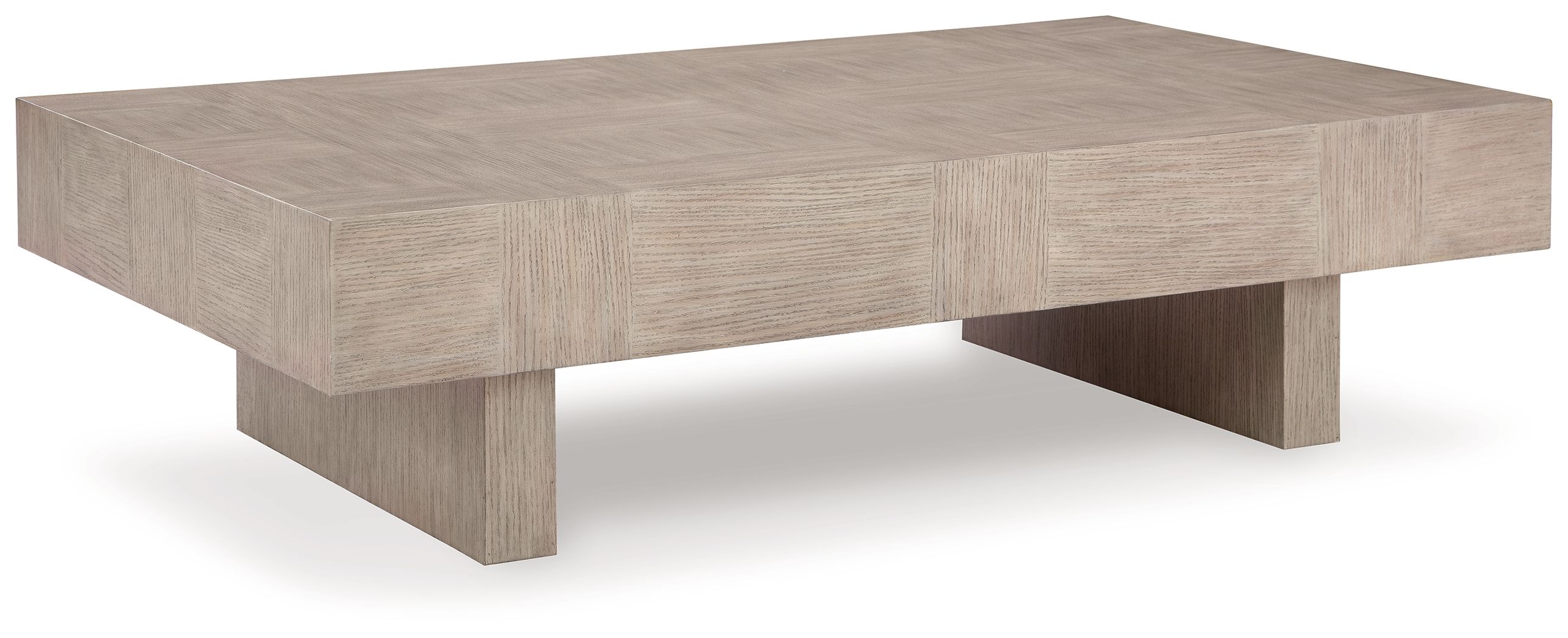 Jorlaina - Rectangular Cocktail Table - Light Grayish Brown