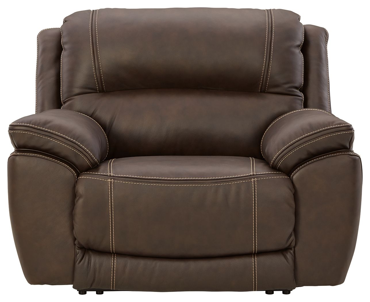 Ashley Furniture Dunleith - Zero Wall Recliner w/PWR HDRST - Chocolate - Image 4