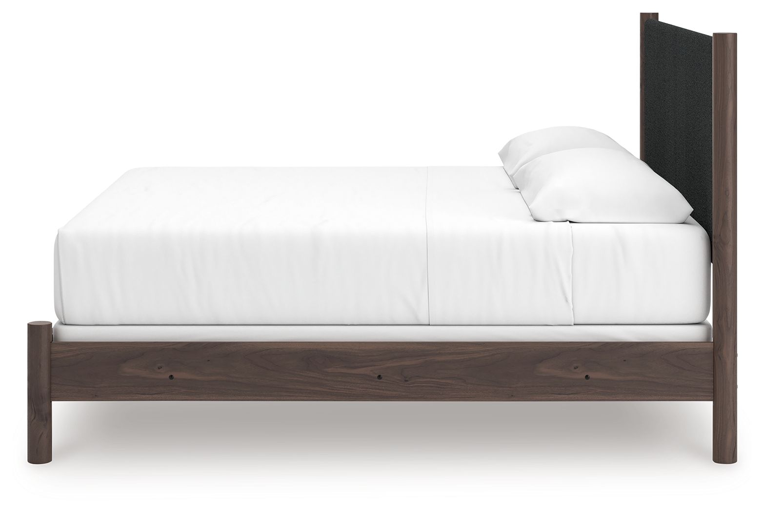 Ashley Furniture Pamytta - King Upholstered Panel Bed - Brown - Image 8