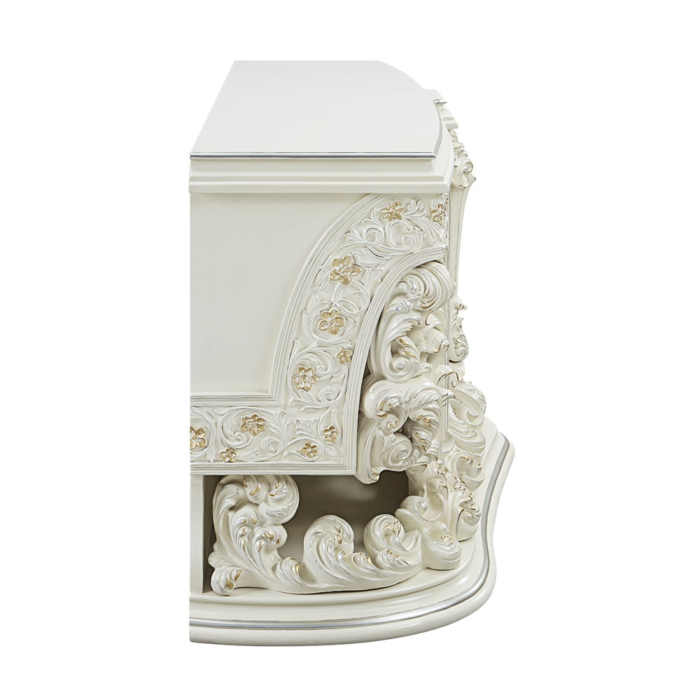 Adara - Dresser - Antique White, beige, view 4