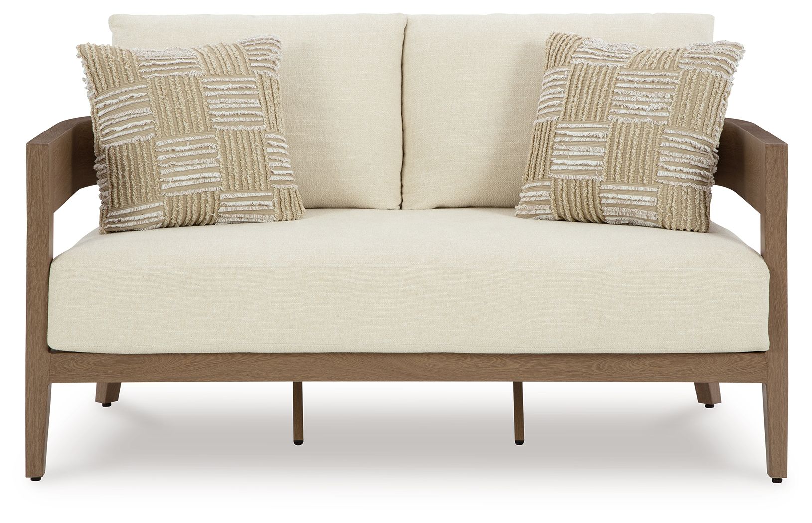 Ashley Furniture Serene Bay - 5 Pc. - Lounge Set With Loveseat - Dark Brown - Image 3