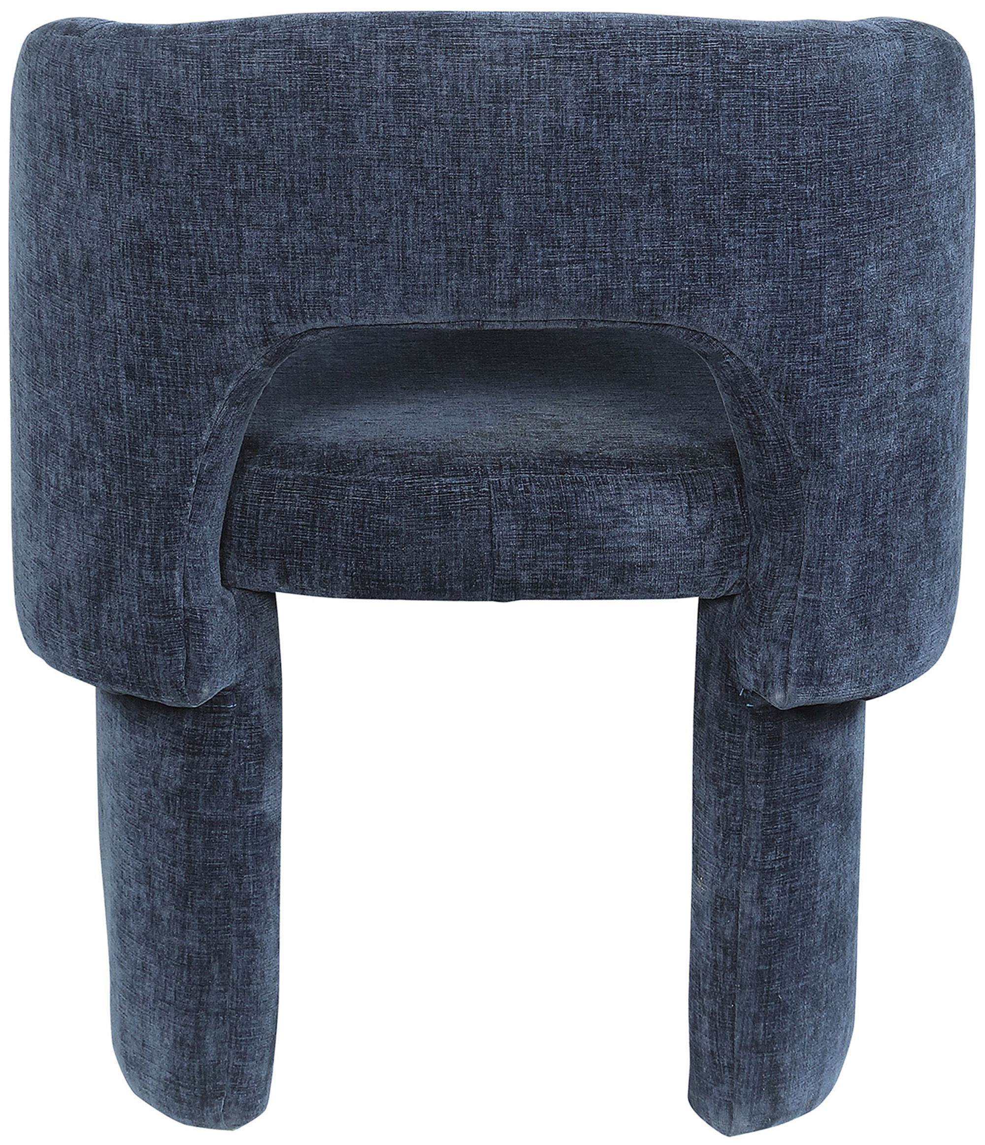 Emmet - Chenille Dining Chair / Accent Chair - Navy
