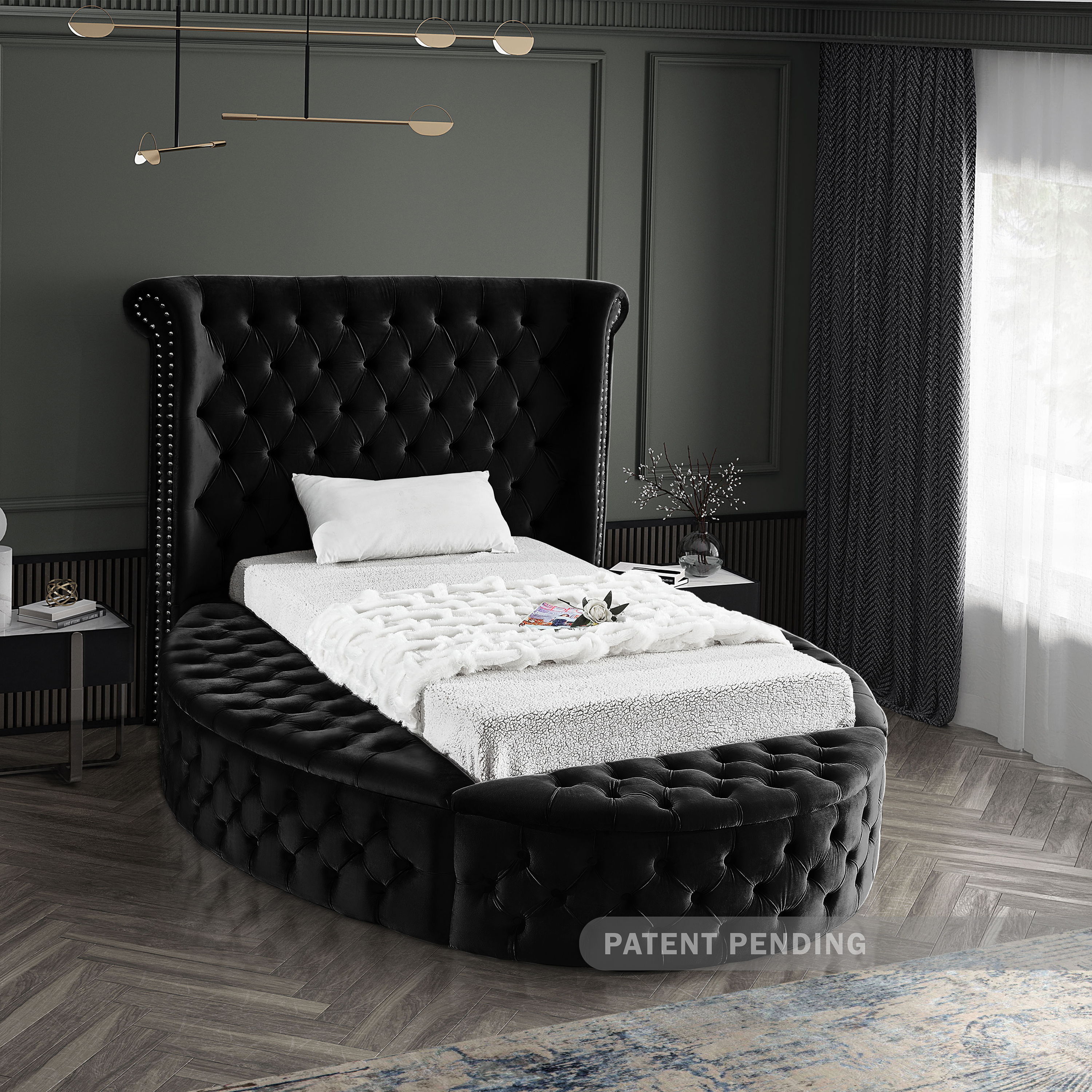 Luxus - Twin Bed - Black