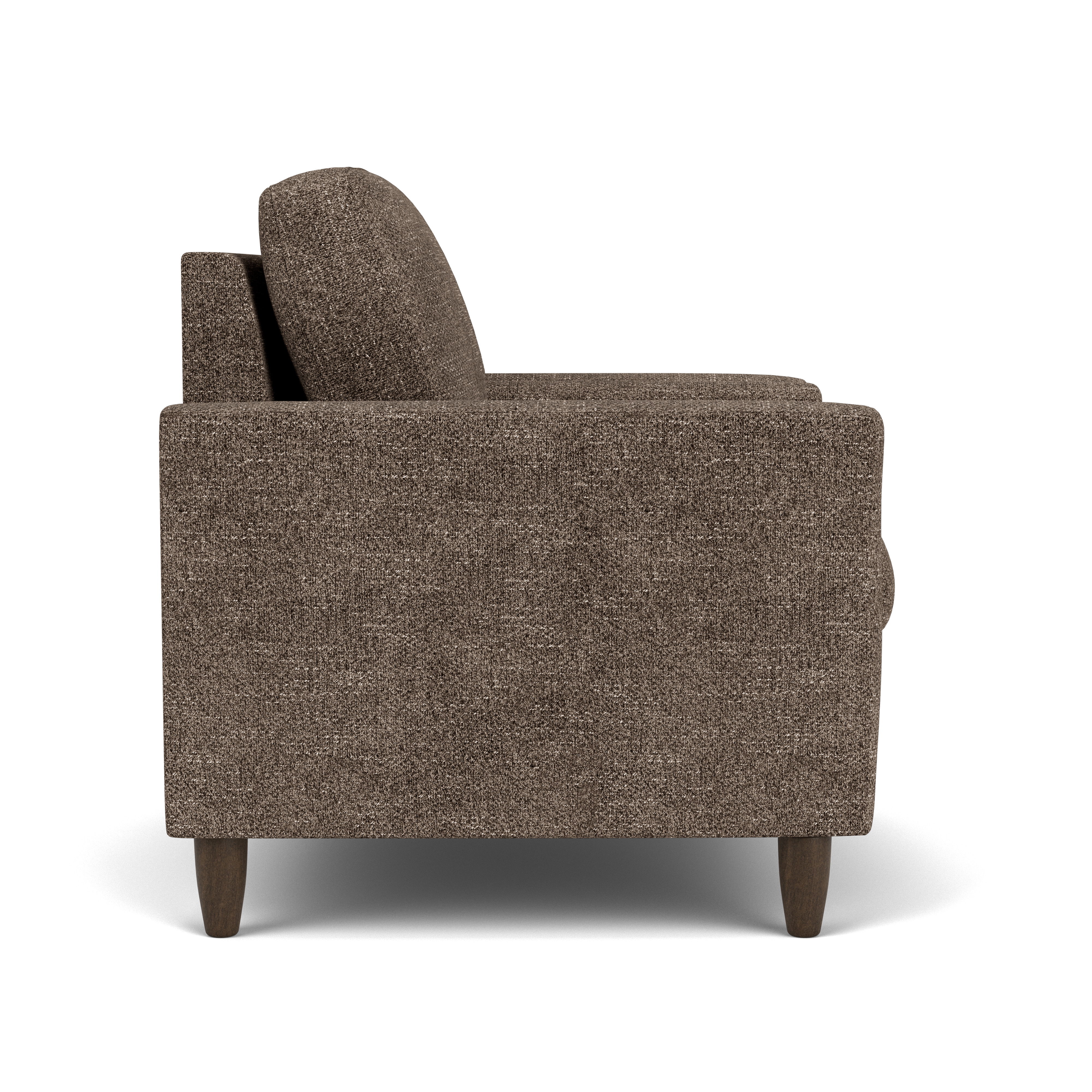 Thomas - Fabric Chair, dark brown, view 7