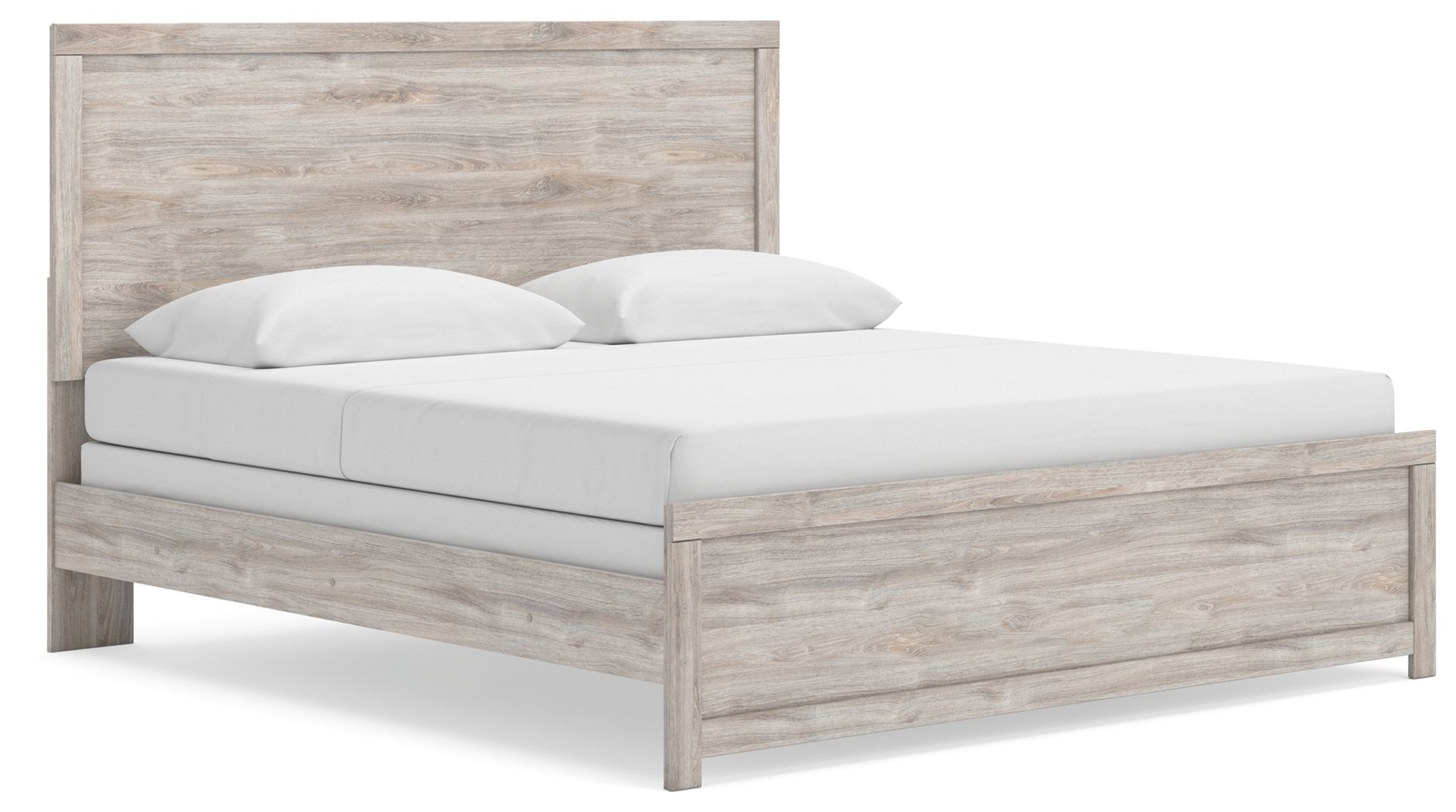 Broachmyn - King Panel Bed - Gray