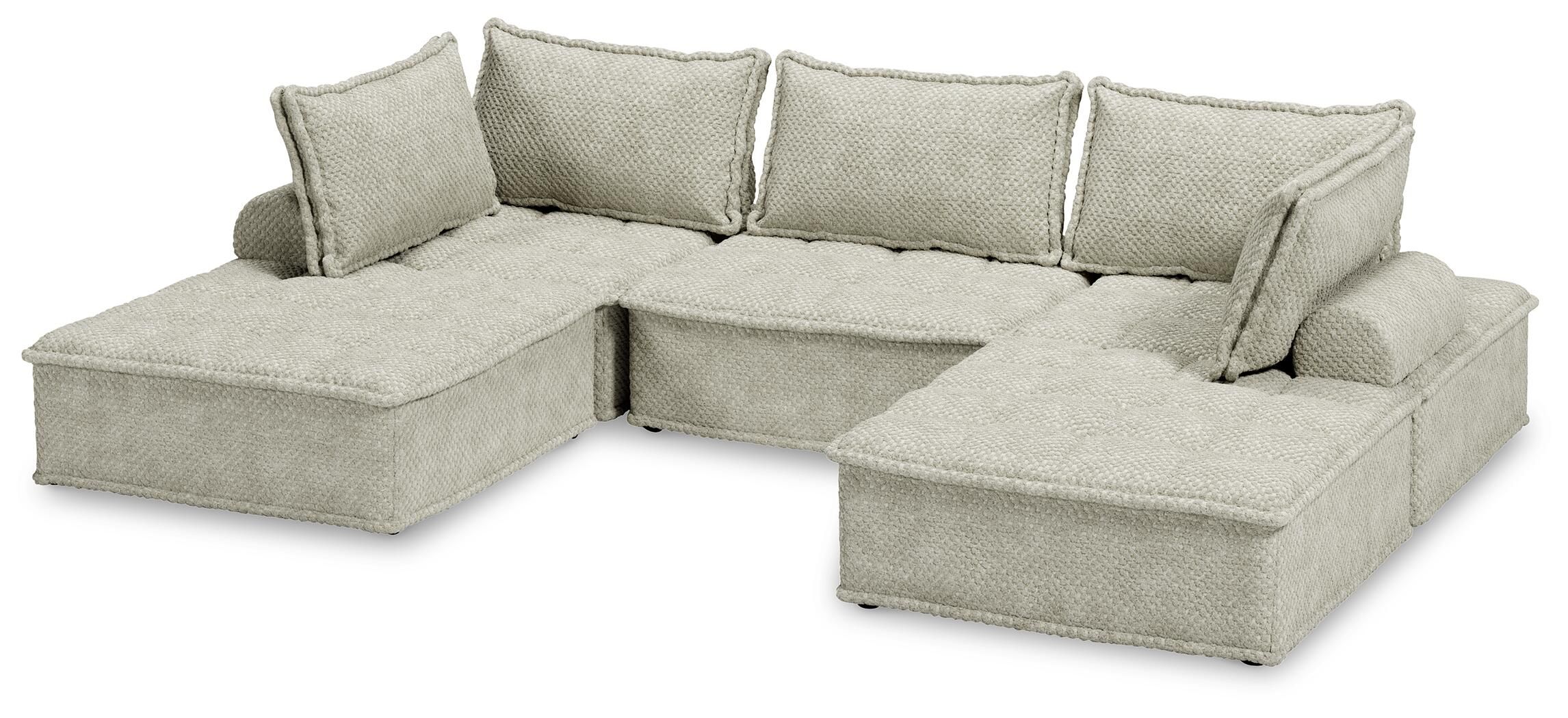 Ashley Furniture Bales - 5-Piece Modular Seating - Taupe - Image 9