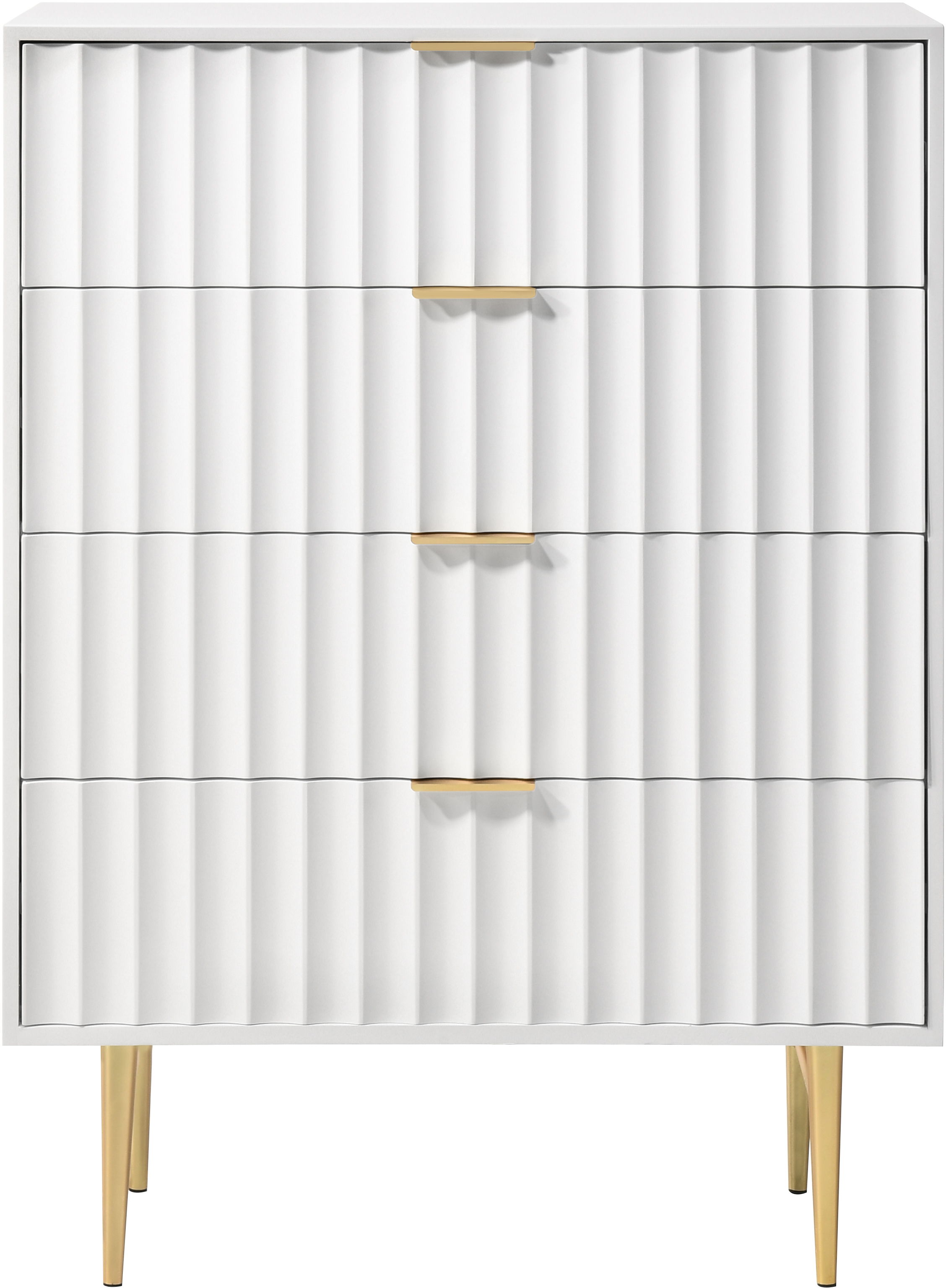 Modernist - Chest - White & Gold