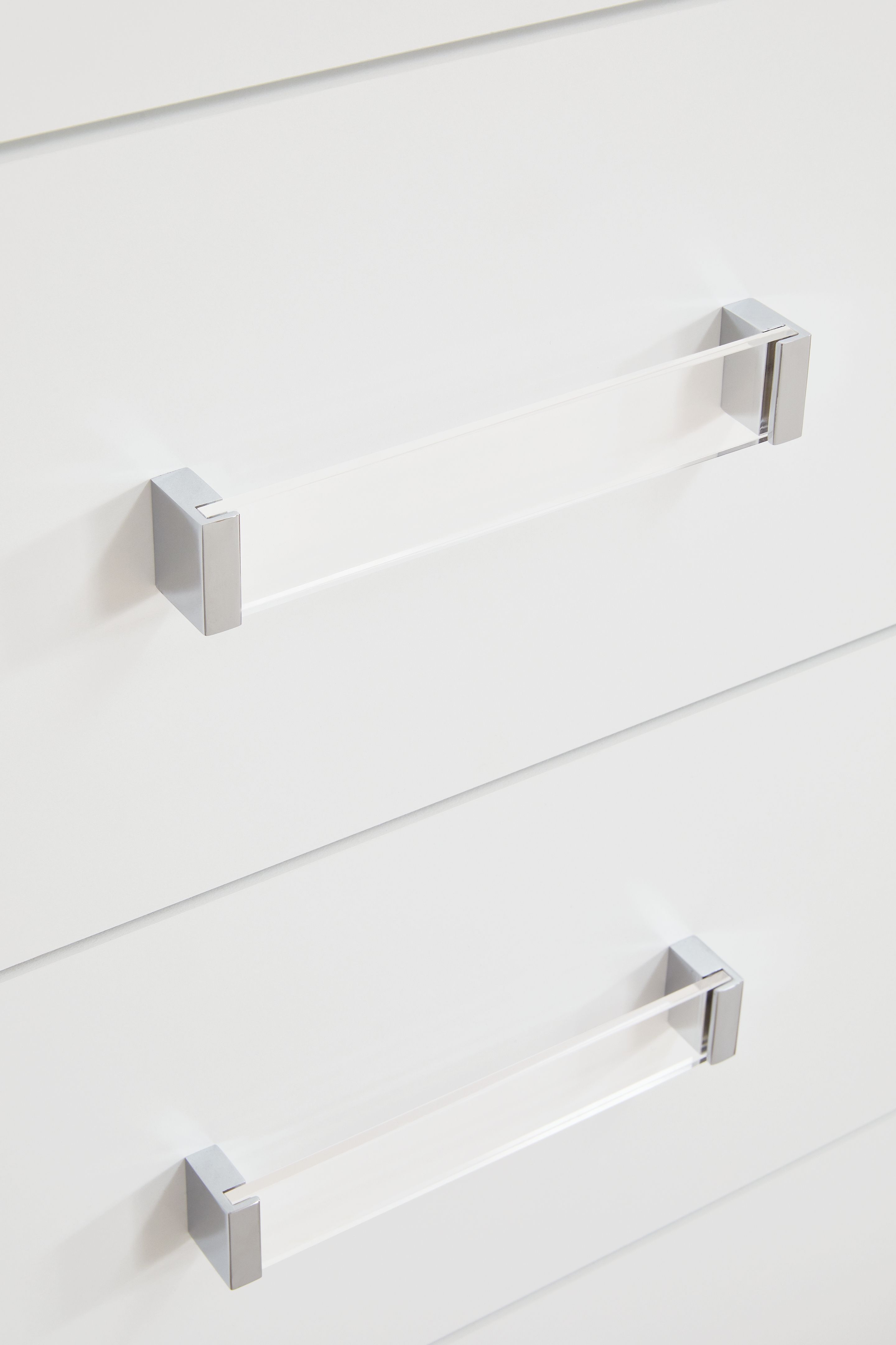 Maeling - Dresser And Mirror - White