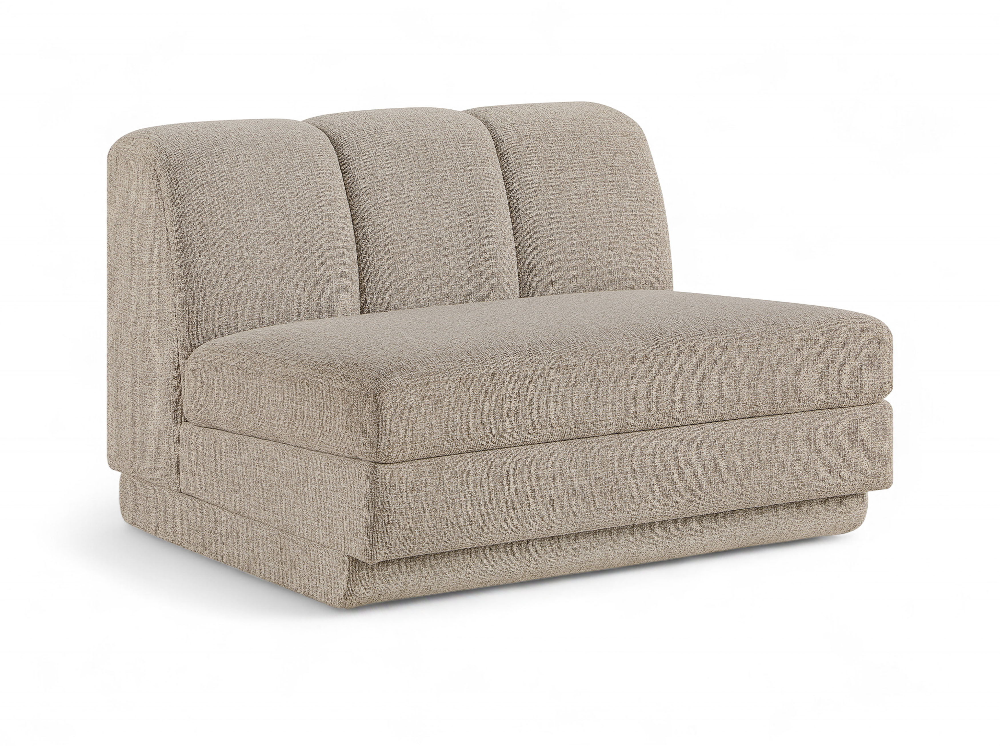 Fabric Upholstered Armless Chair