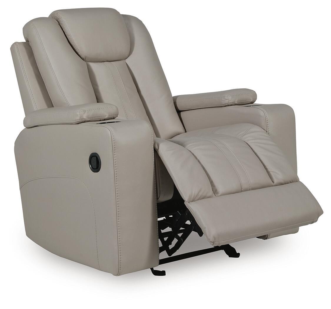 Ashley Furniture Elevate Edges - Glider Recliner - Coin - Image 3