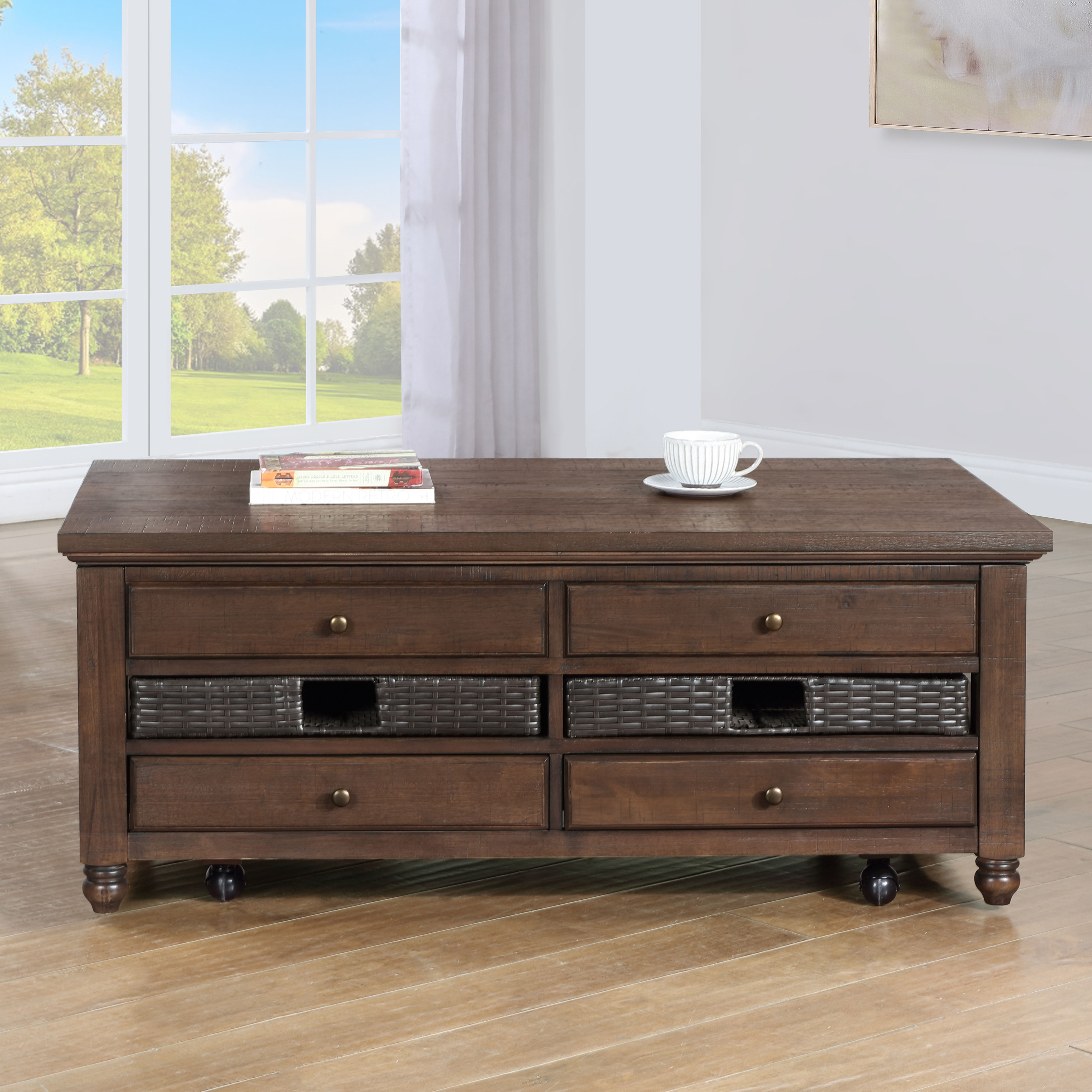 Oliver - Cocktail Table - Brown