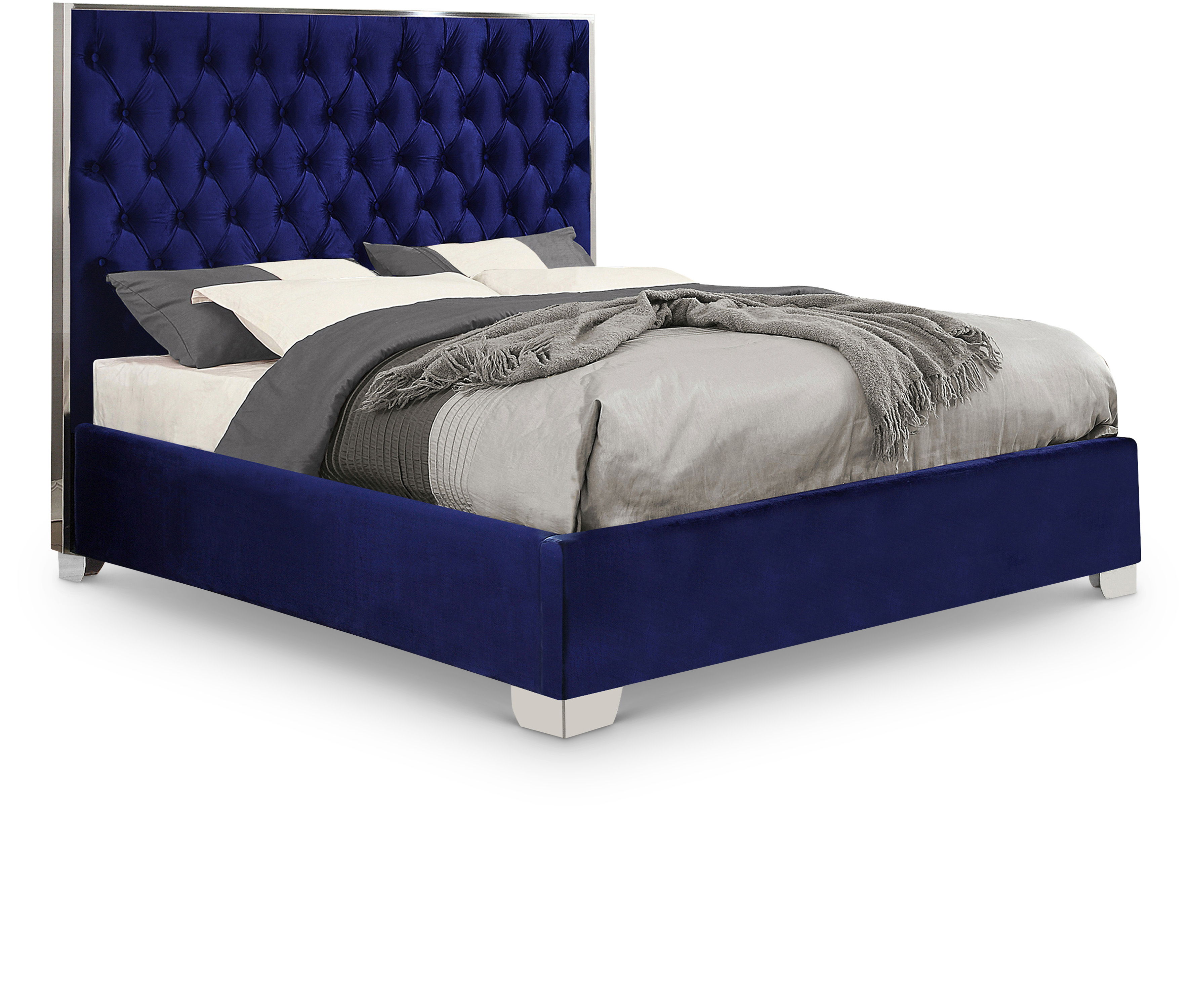 Lexi - King Bed - Navy