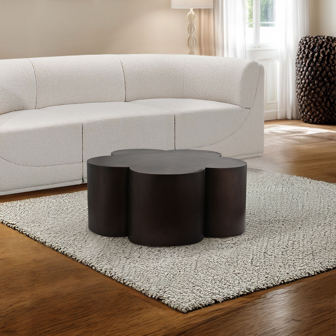 Lucky - Iron Coffee Table - Brown
