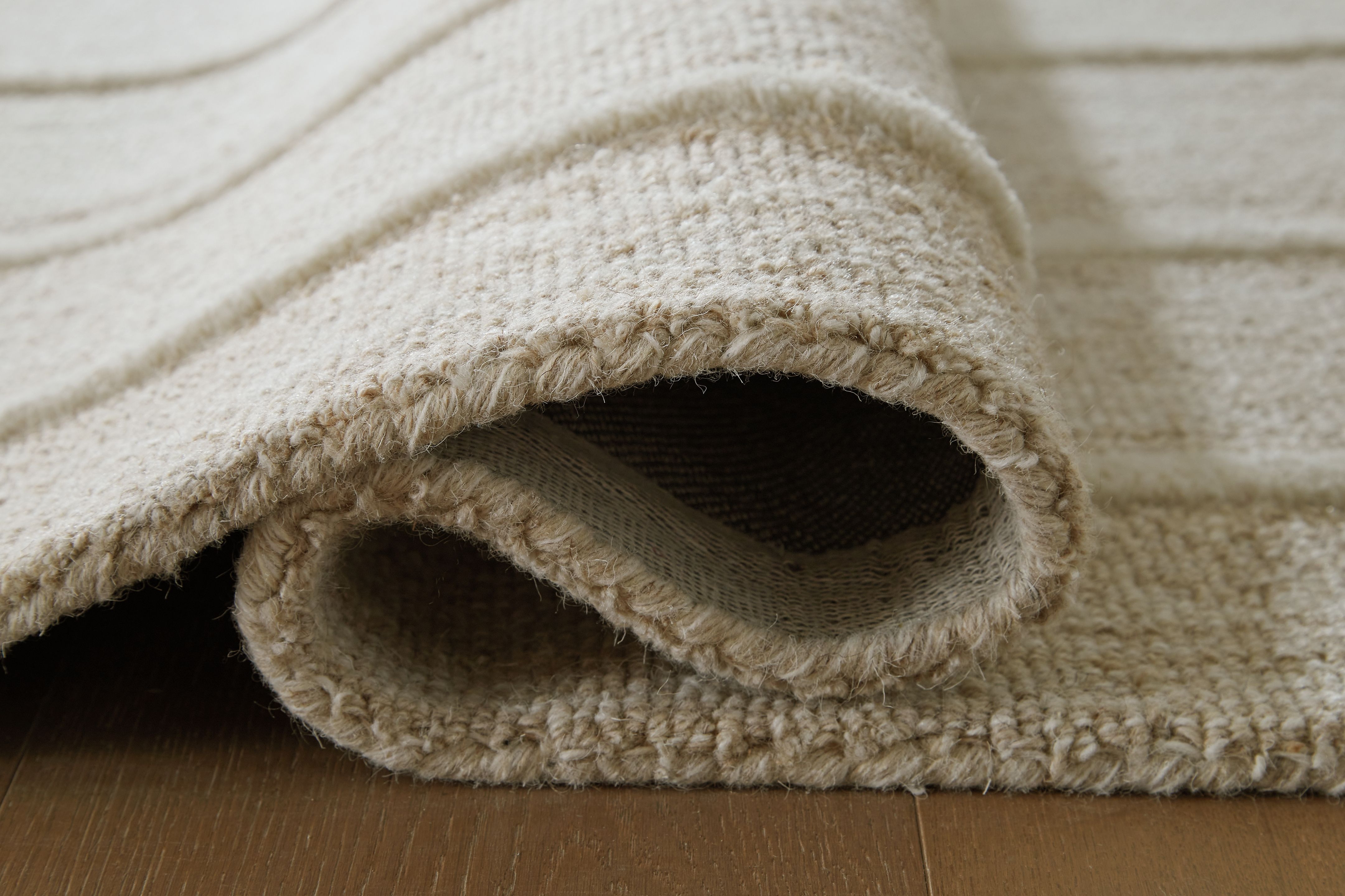 Ashley Furniture TeeLGan - 10' x 14' Rug - Ivory / Tan - Image 5