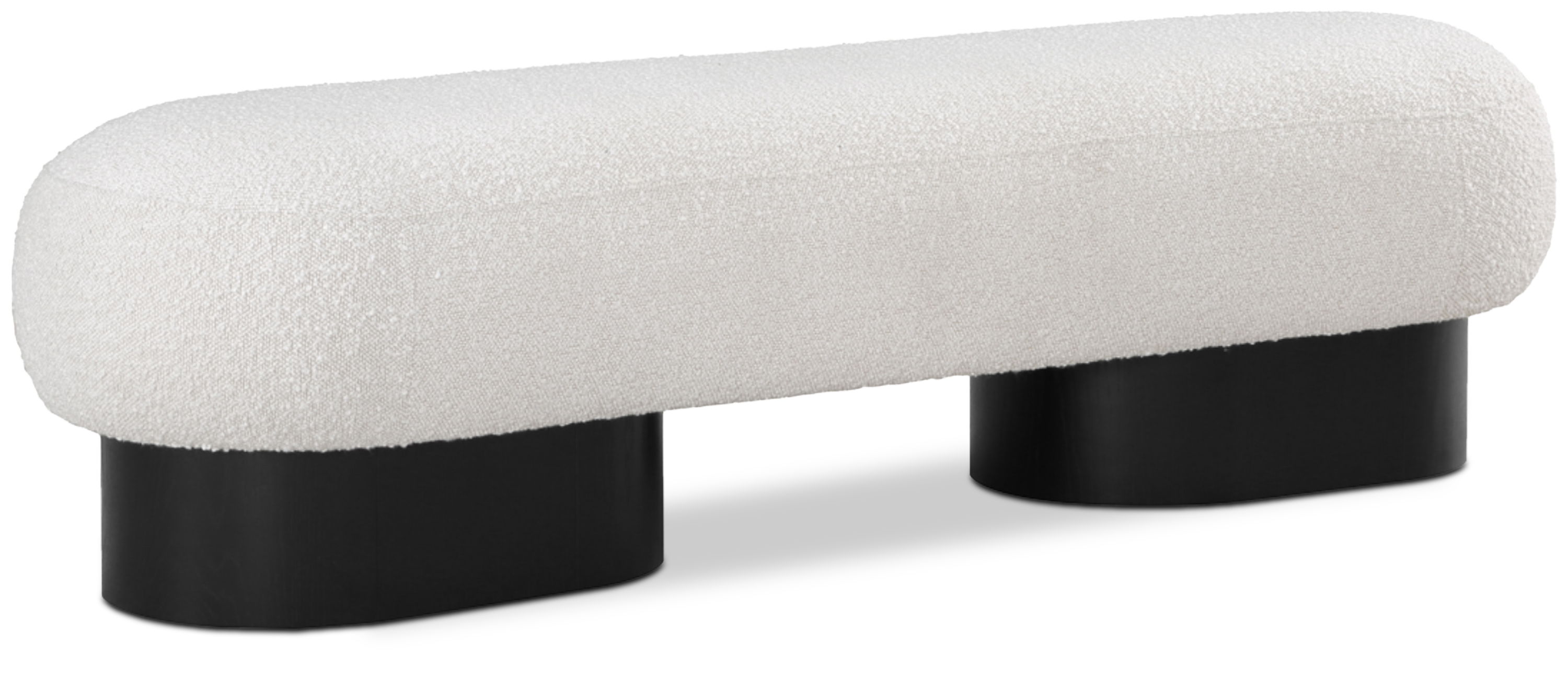 Robertson - Bench With Black Base - Cream
