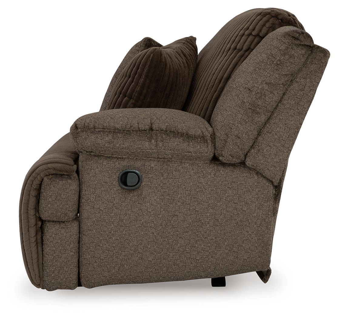 Ashley Furniture Top Tier - 3-Piece Reclining Sectional With Laf Press Back Chaise - Chocolate - Image 13
