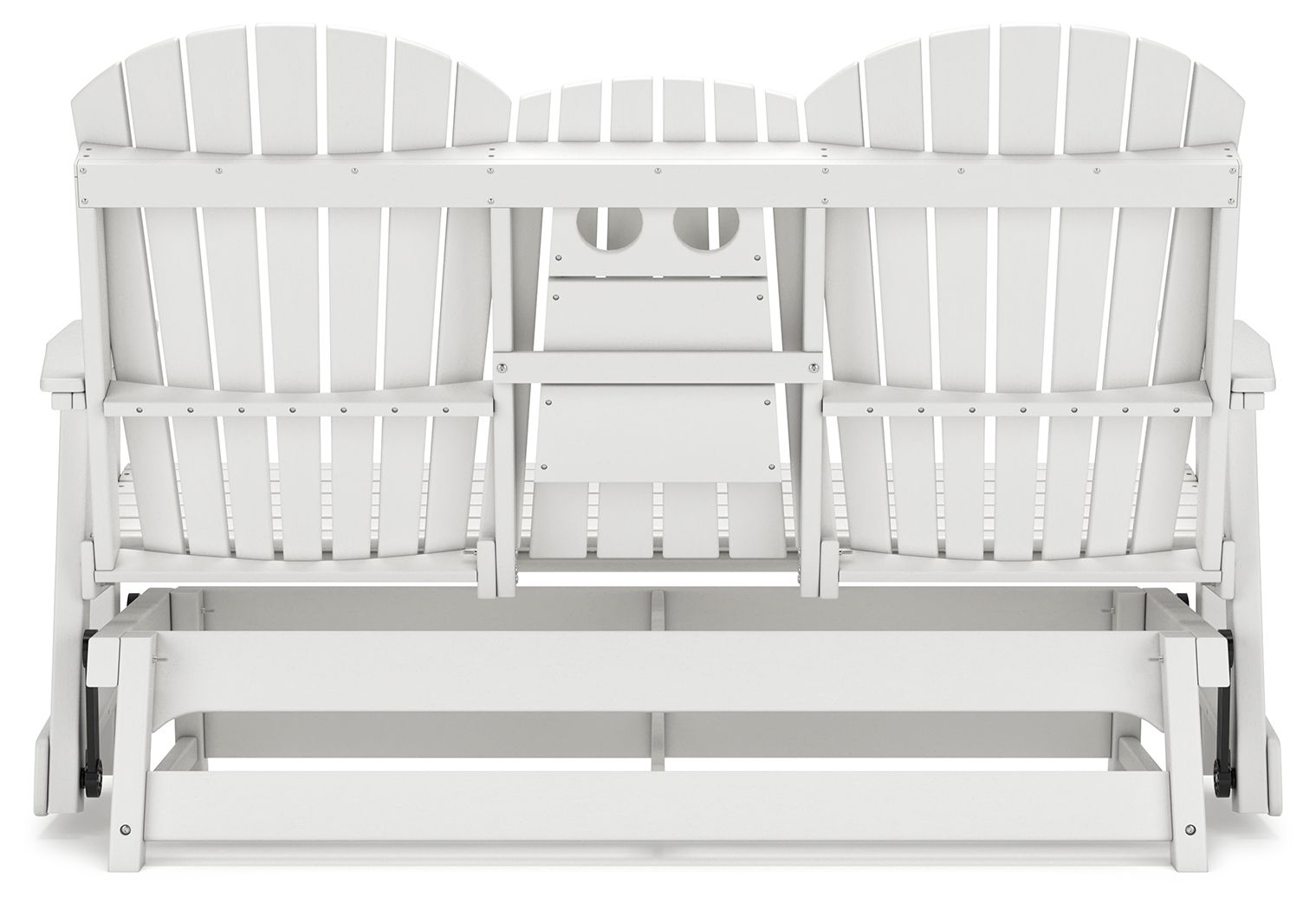 Ashley Furniture Hyland Wave - Glider Loveseat - White - Image 6