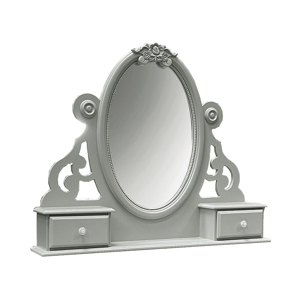 Flora - Mirror With Jewlery - Gray, light gray, view 2