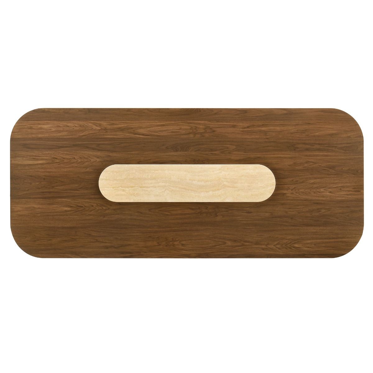Kyree - Dining Table - Walnut, dark brown, view 4