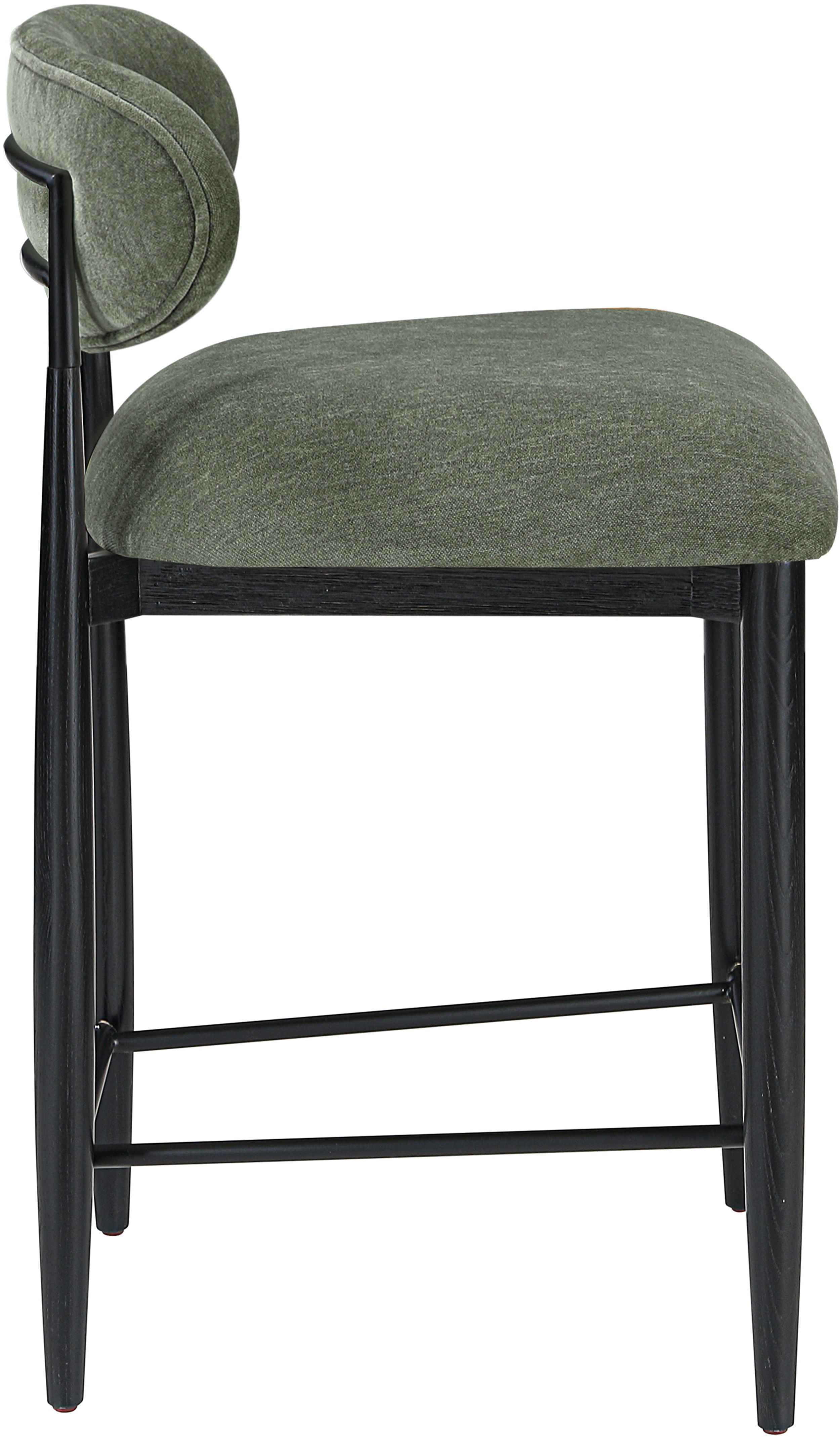 Riccio - Upholstered Stool - Olive