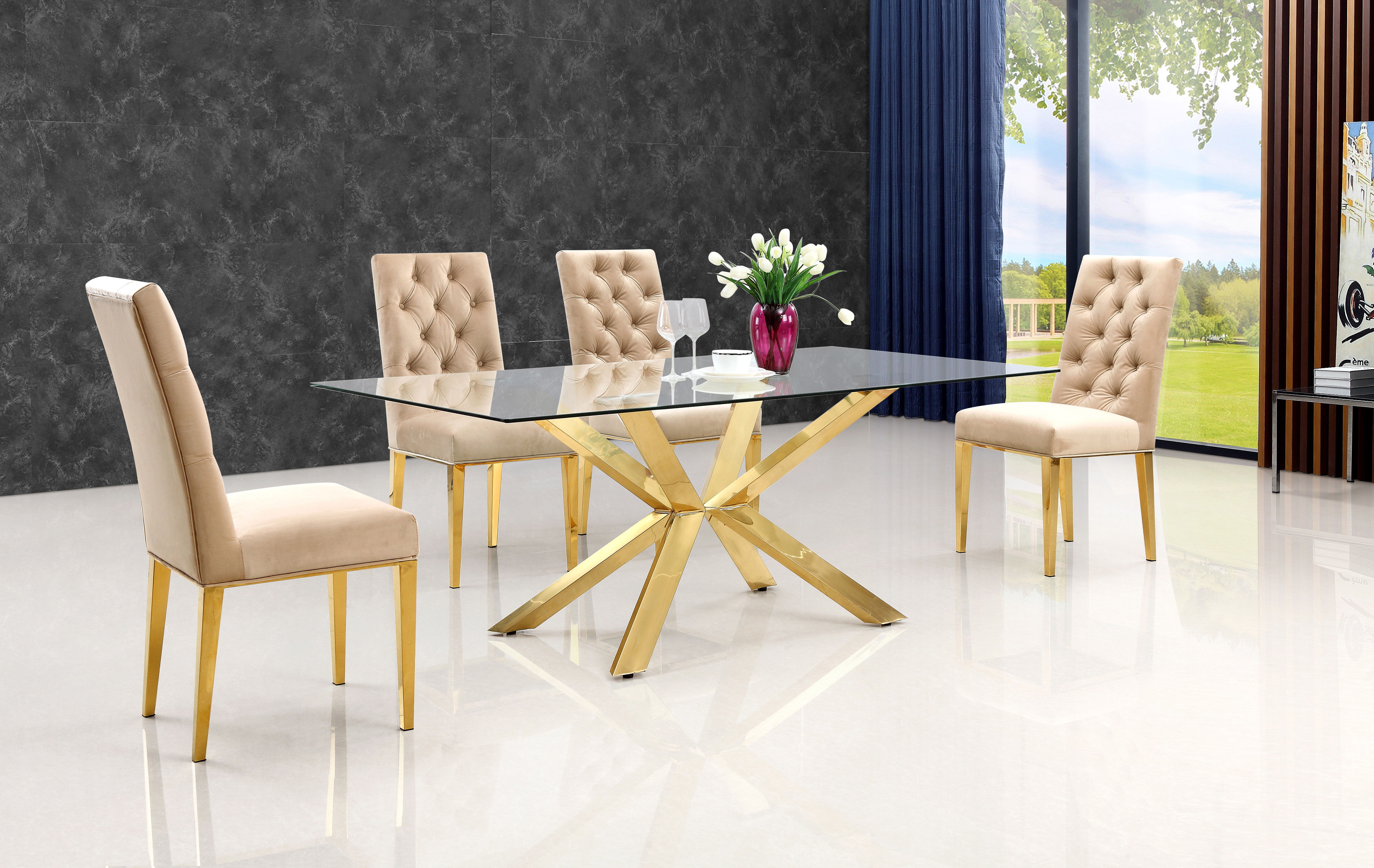 Capri - Dining Chair (Set of 2) - Beige