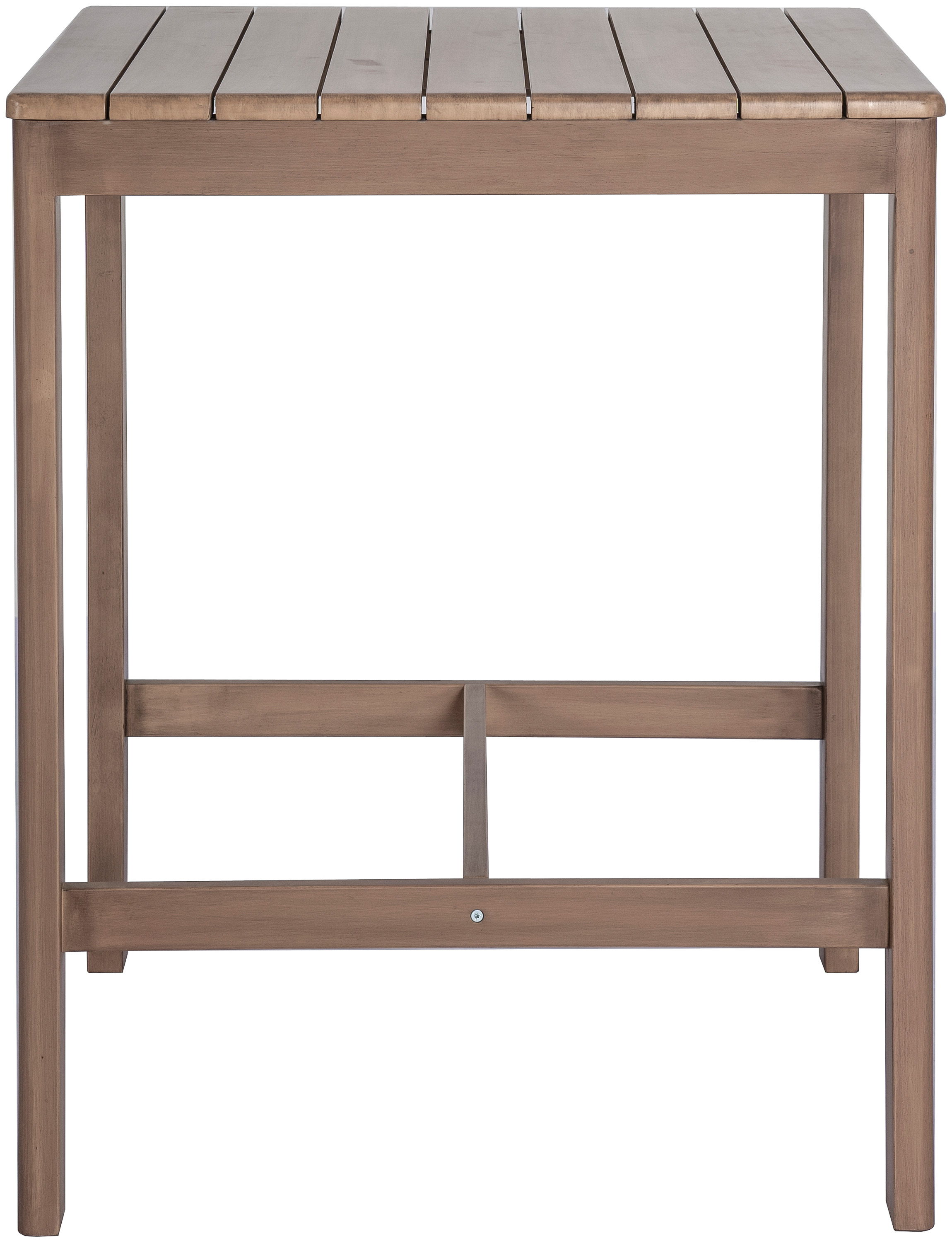 Newport - Acacia Wood Outdoor Patio Square Bar Table - Natural