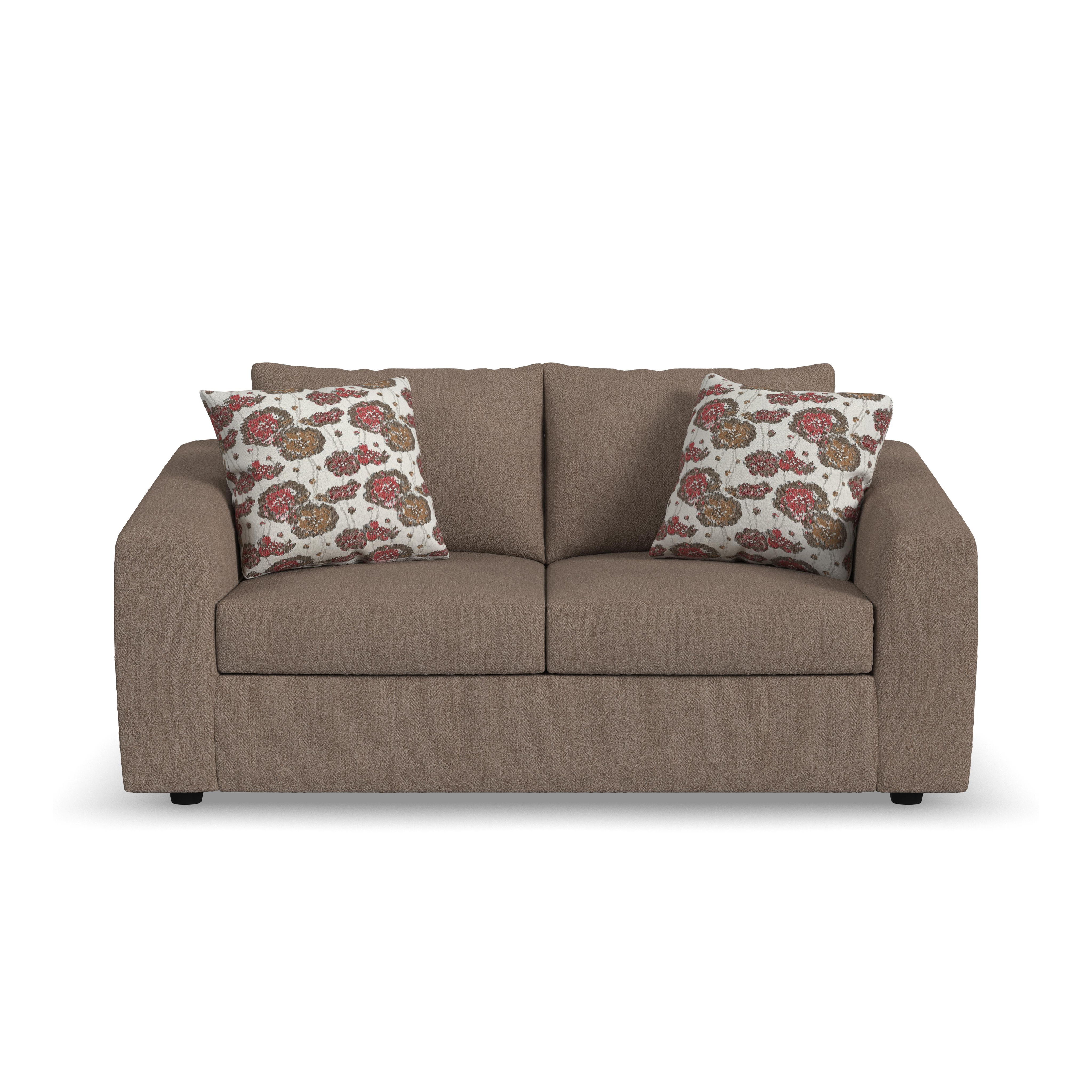 Chevy - Fabric Loveseat - Brown, light brown, view 3