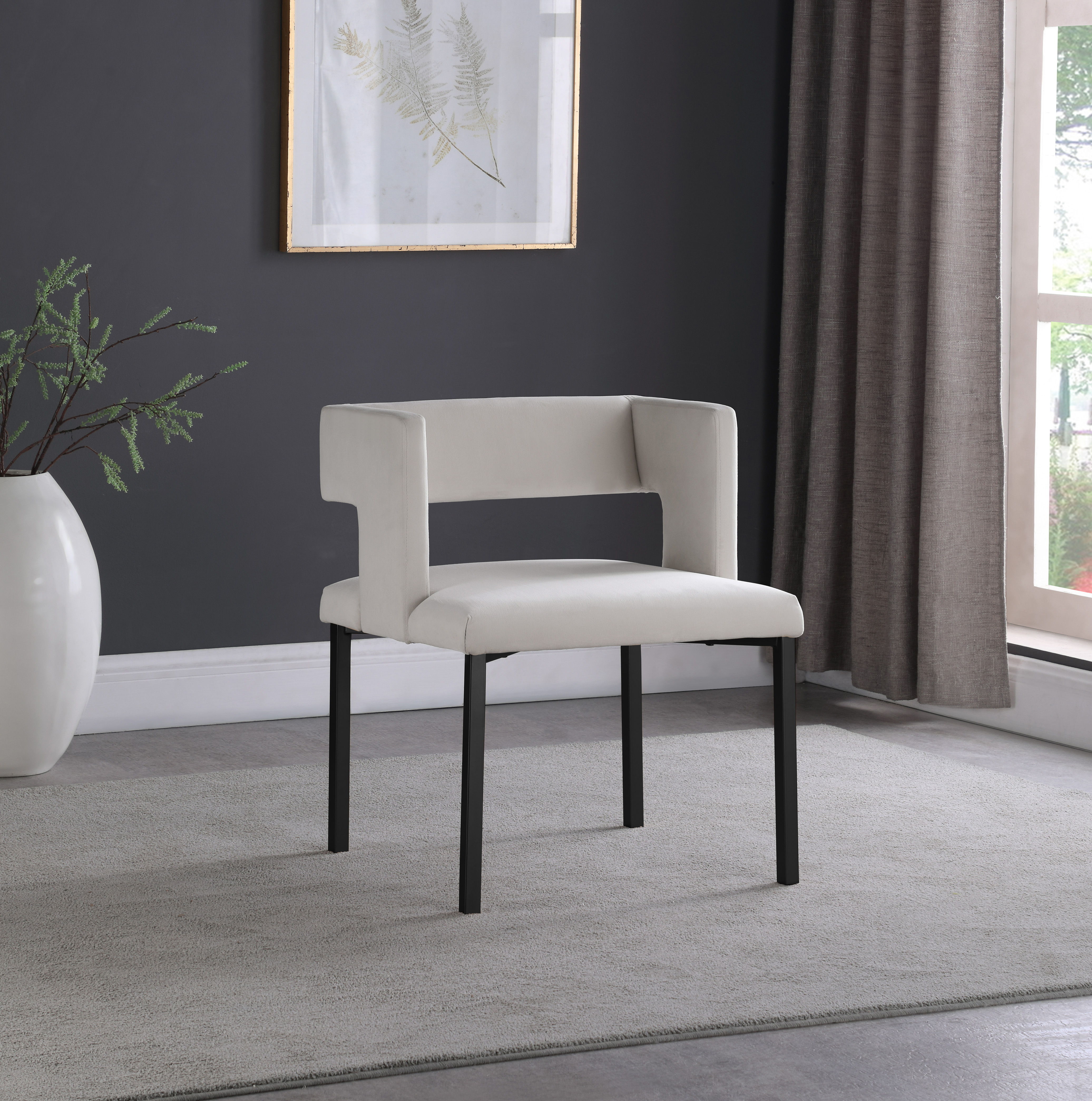 Caleb - Dining Chair (Set of 2) - Cream