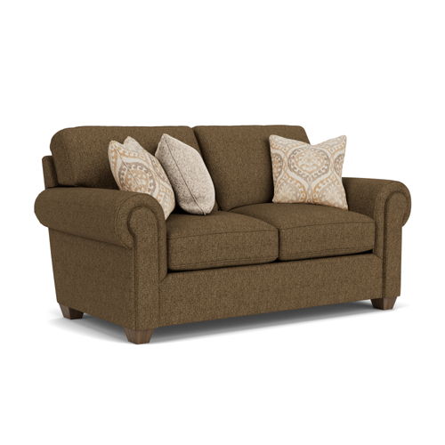 Carson - Fabric Loveseat, light brown