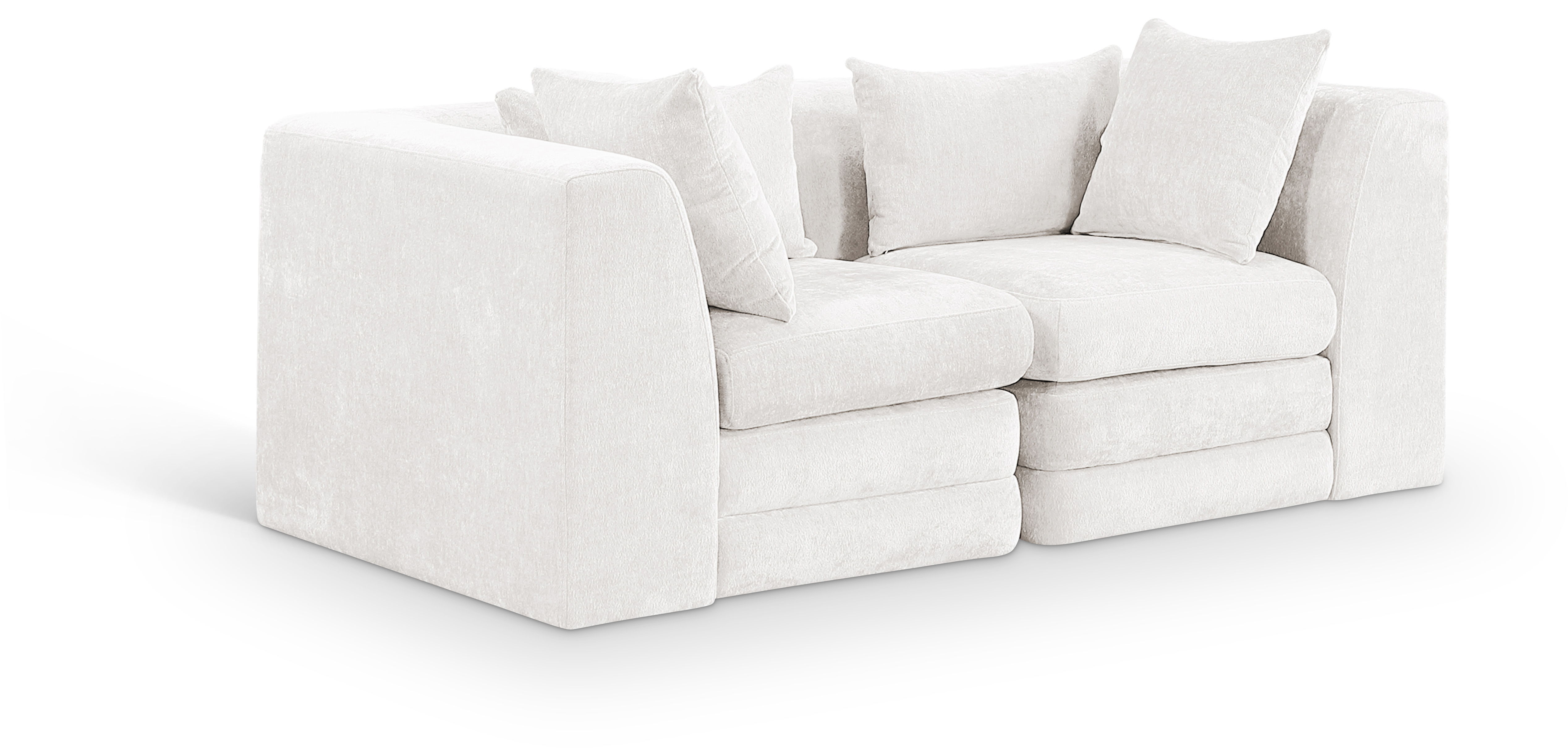 2 Pc · 76" Upholstered Modular Loveseat