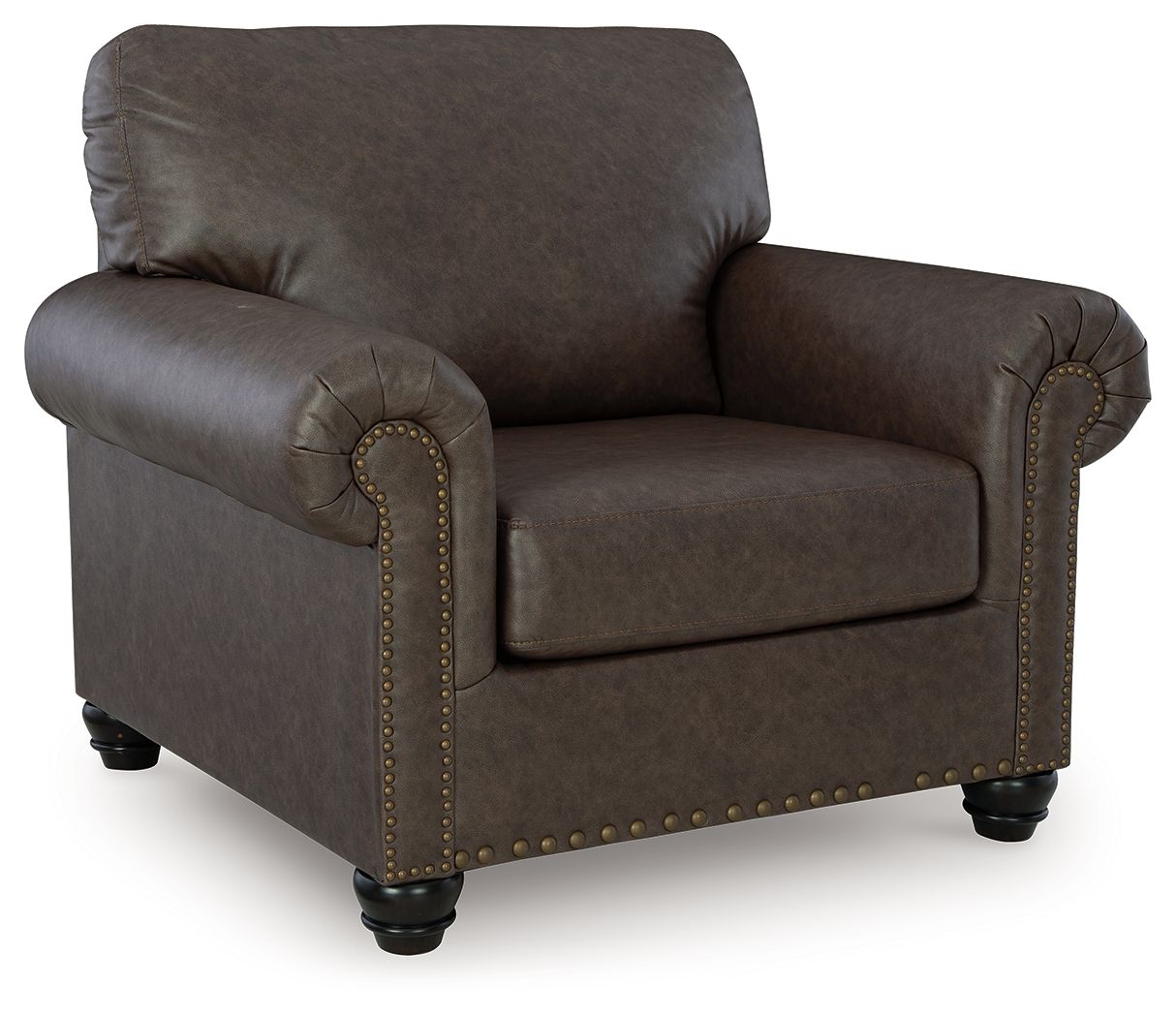 Roxmere - 2 Pc. - Chair, Ottoman - Umber