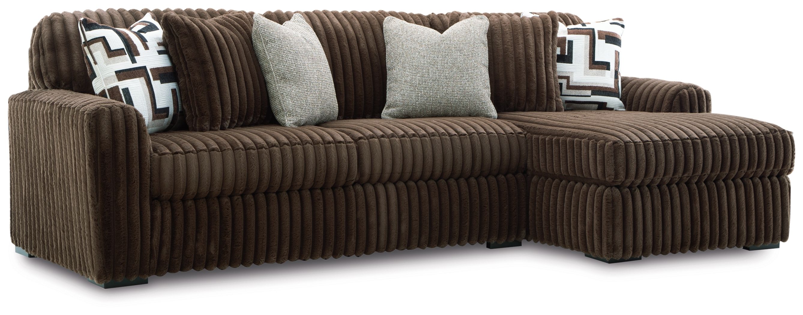 2 Pc · Sectional Sofa With RAF Corner Chaise