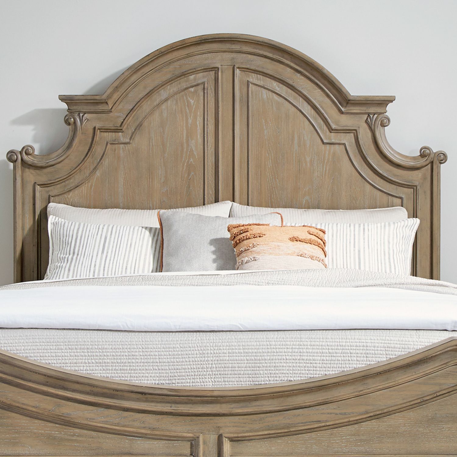 Liberty Furniture Magnolia Manor - Queen Panel Headboard - Brown