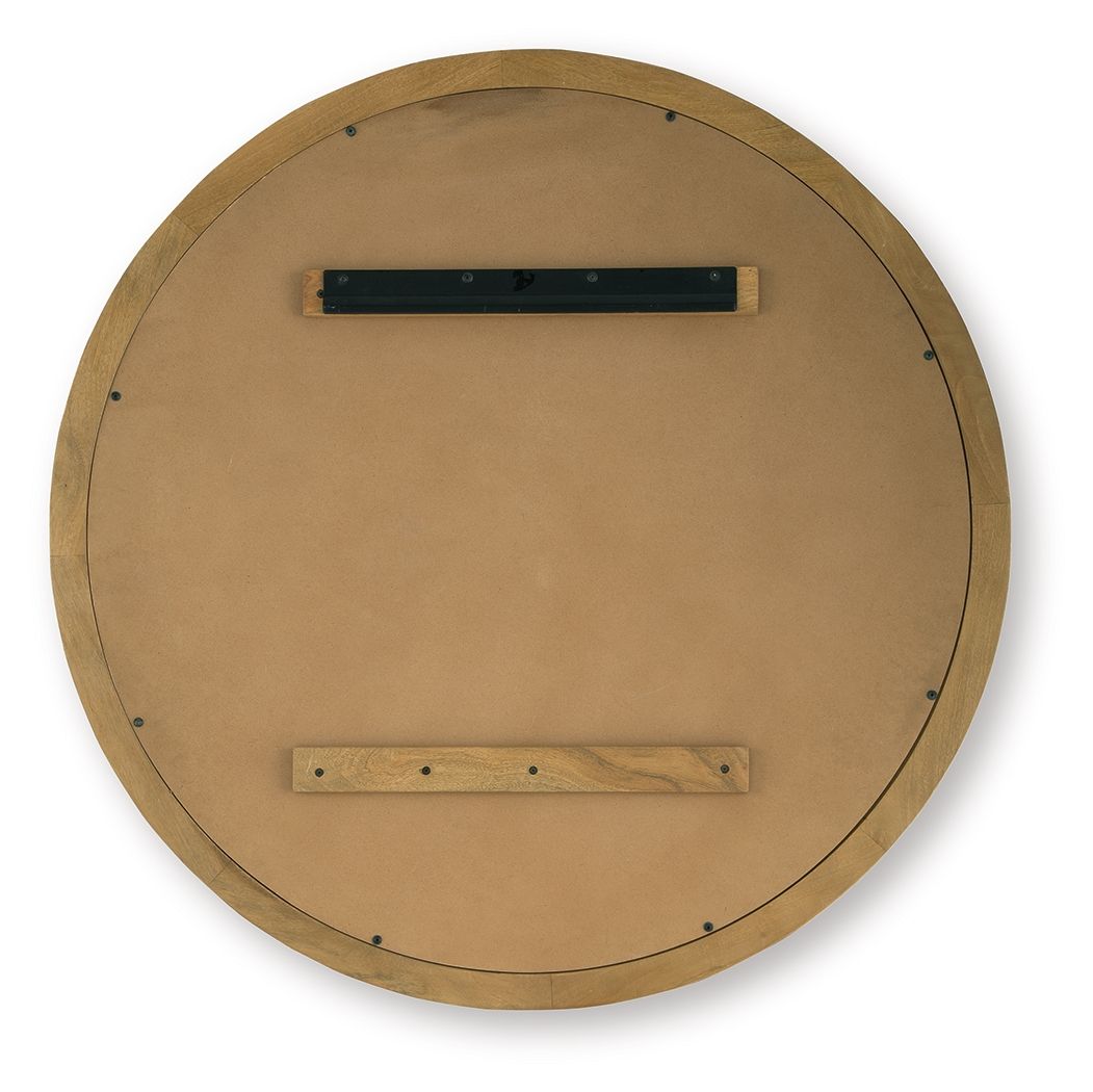 Yadiel - Accent Mirror - Brown, light brown, view 4