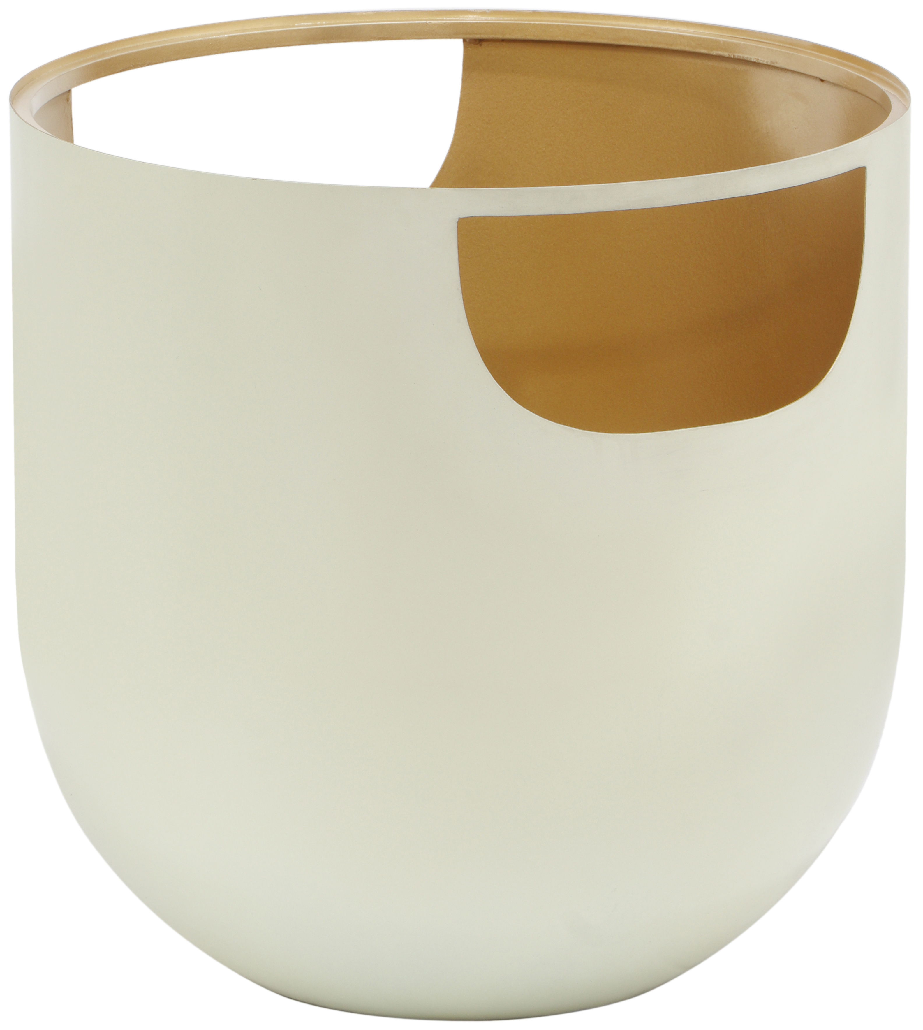 Doma - End Table - Cream / Gold