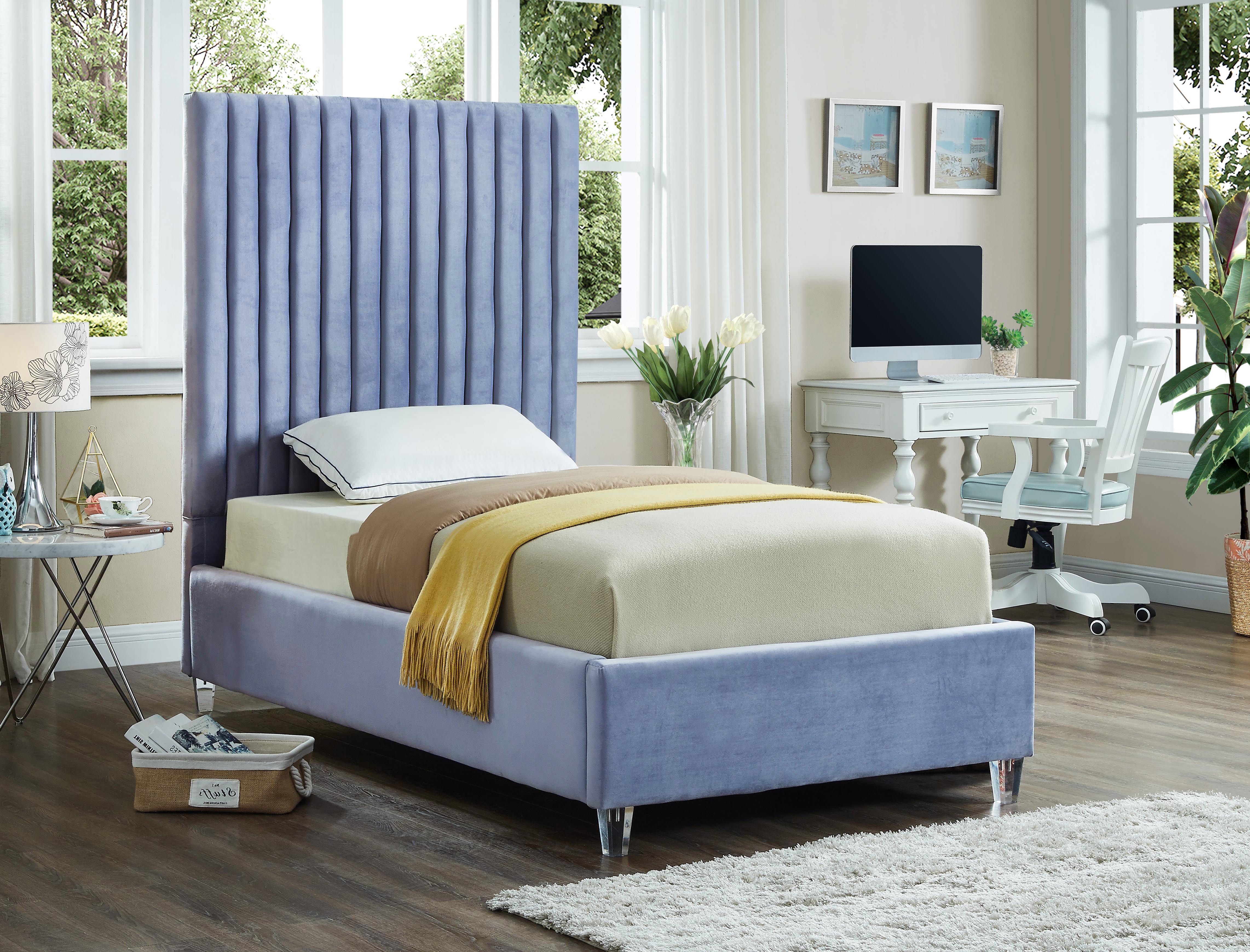 Candace - Twin Bed - Sky Blue
