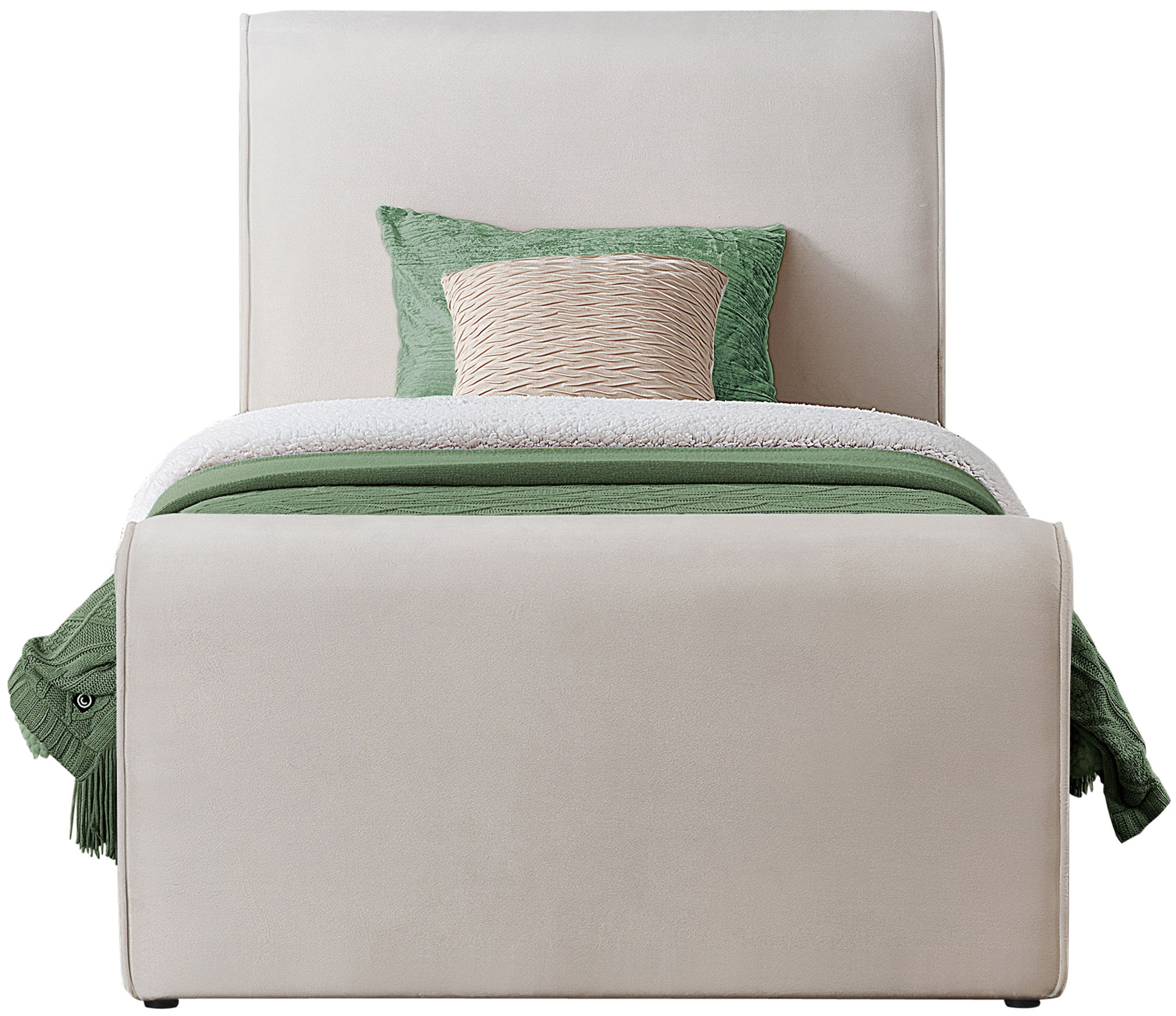 Sloan - Twin Bed - Cream