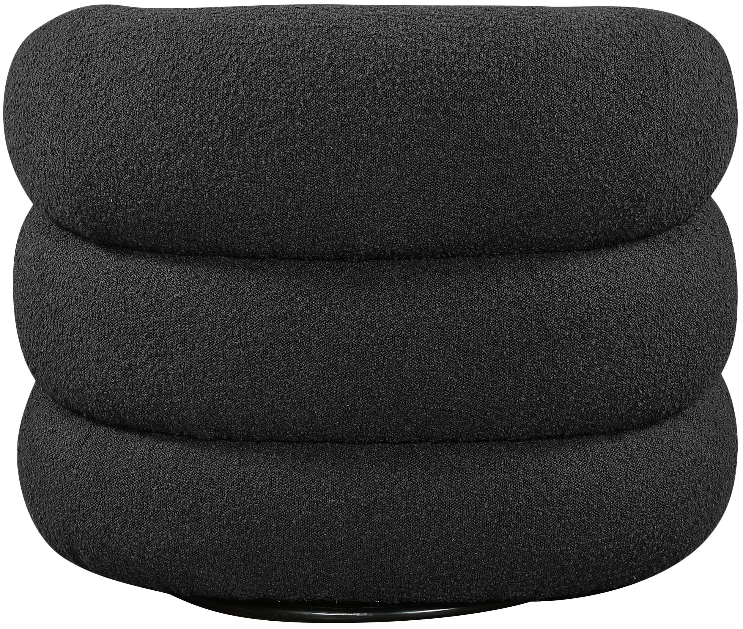 Roxbury - Swivel Accent Chair - Black