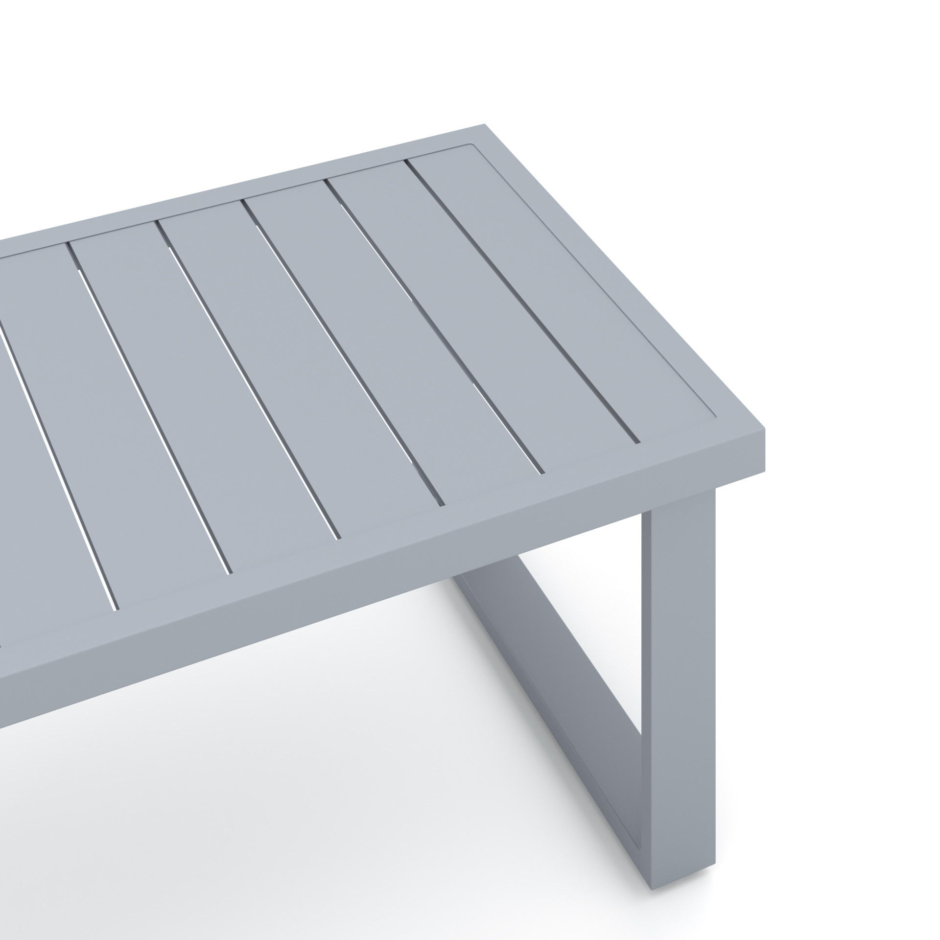 Fiji - 2 Piece Outdoor Set (Sofa & Slat Top Coffee Table Set) - Blue, blue, view 7