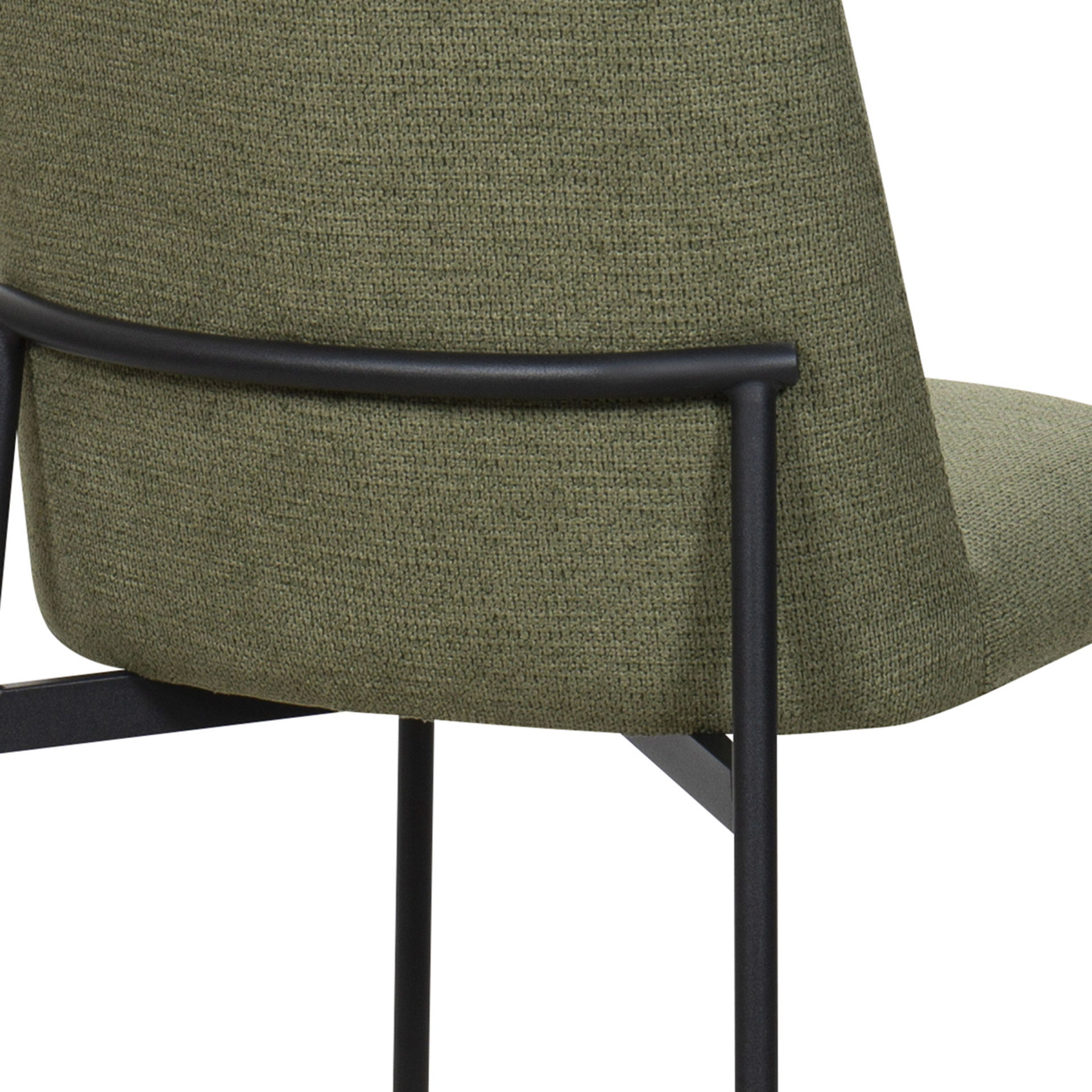 Erik - Bar Chair With Black Metal Frame (Set of 2) - Green, green, view 8