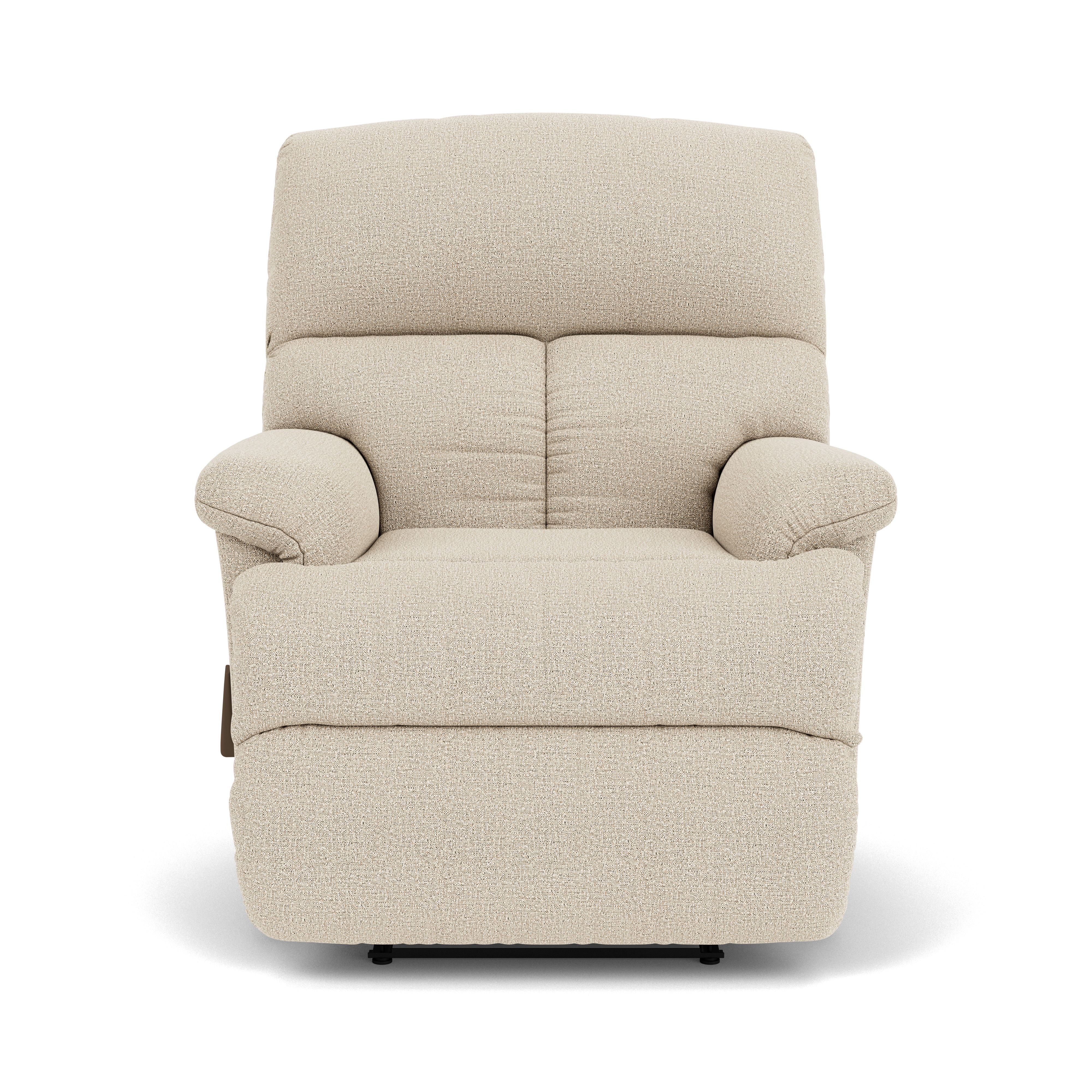 Triton - Transitional Fabric Recliner, beige, view 4